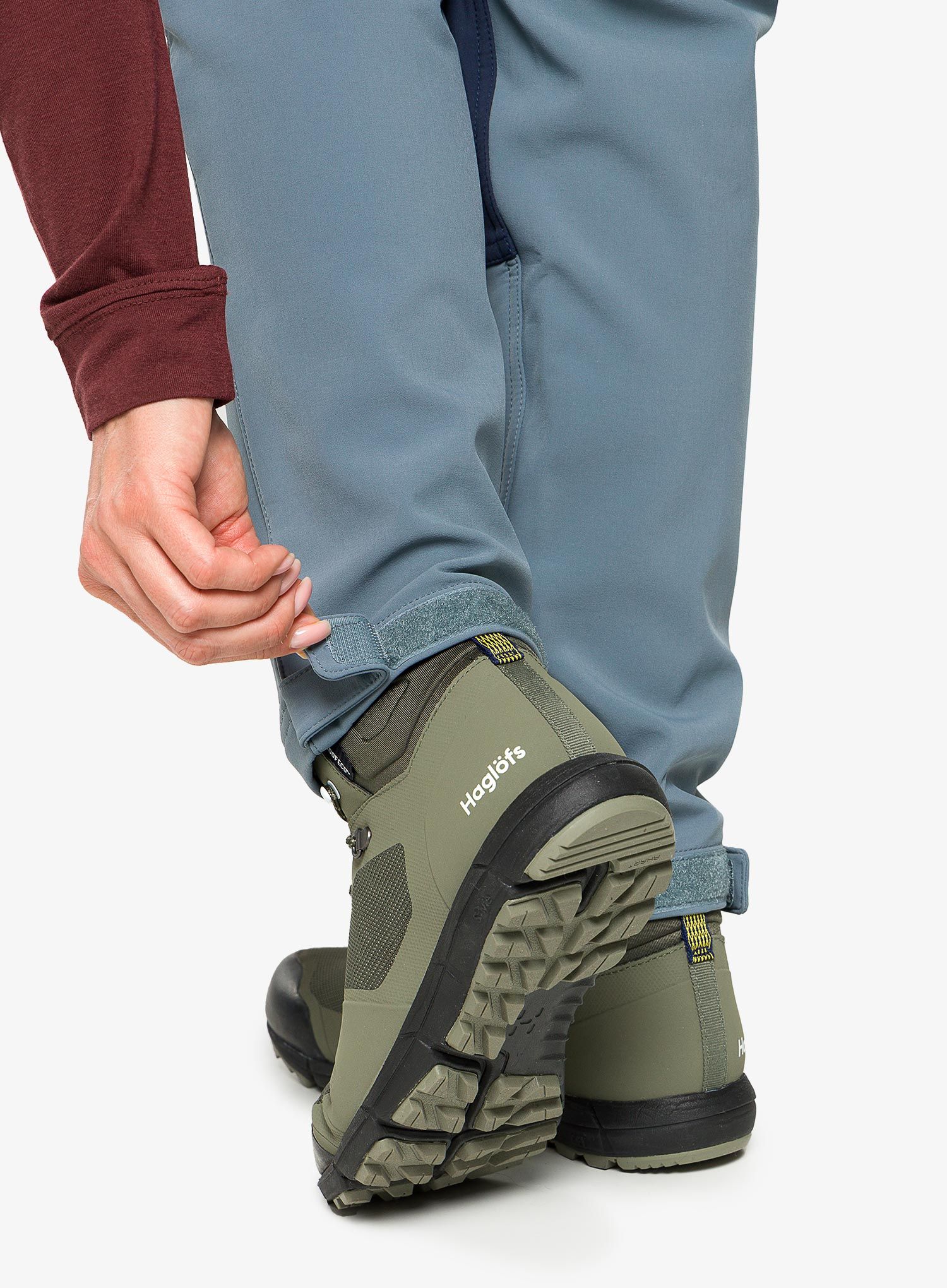 Softshellové kalhoty dámské Haglofs Chilly Softshell Pant - steel blue/tarn blue