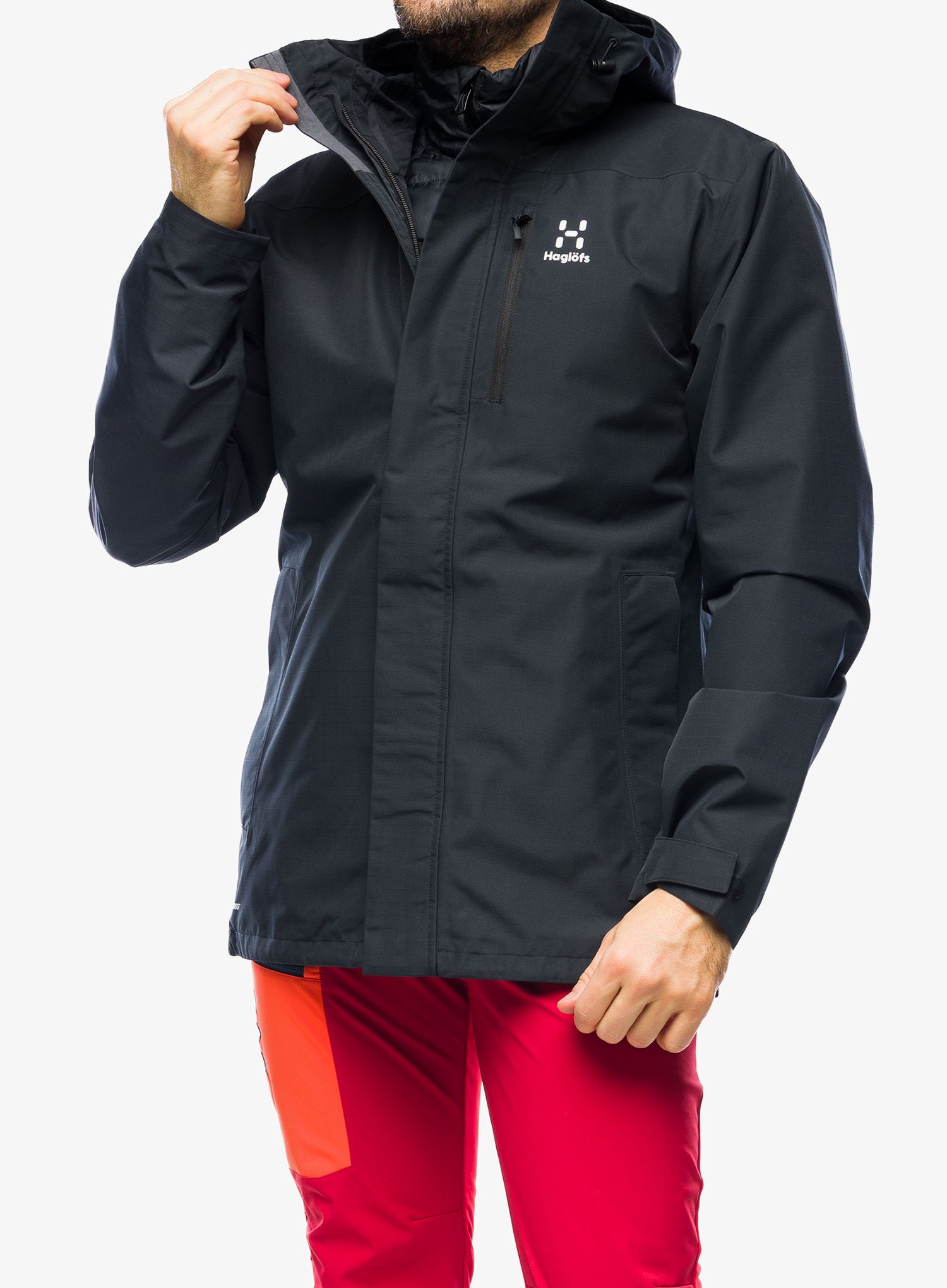 Bunda 3v1 Haglofs Ek 3-in-1 Proof Jacket - true black