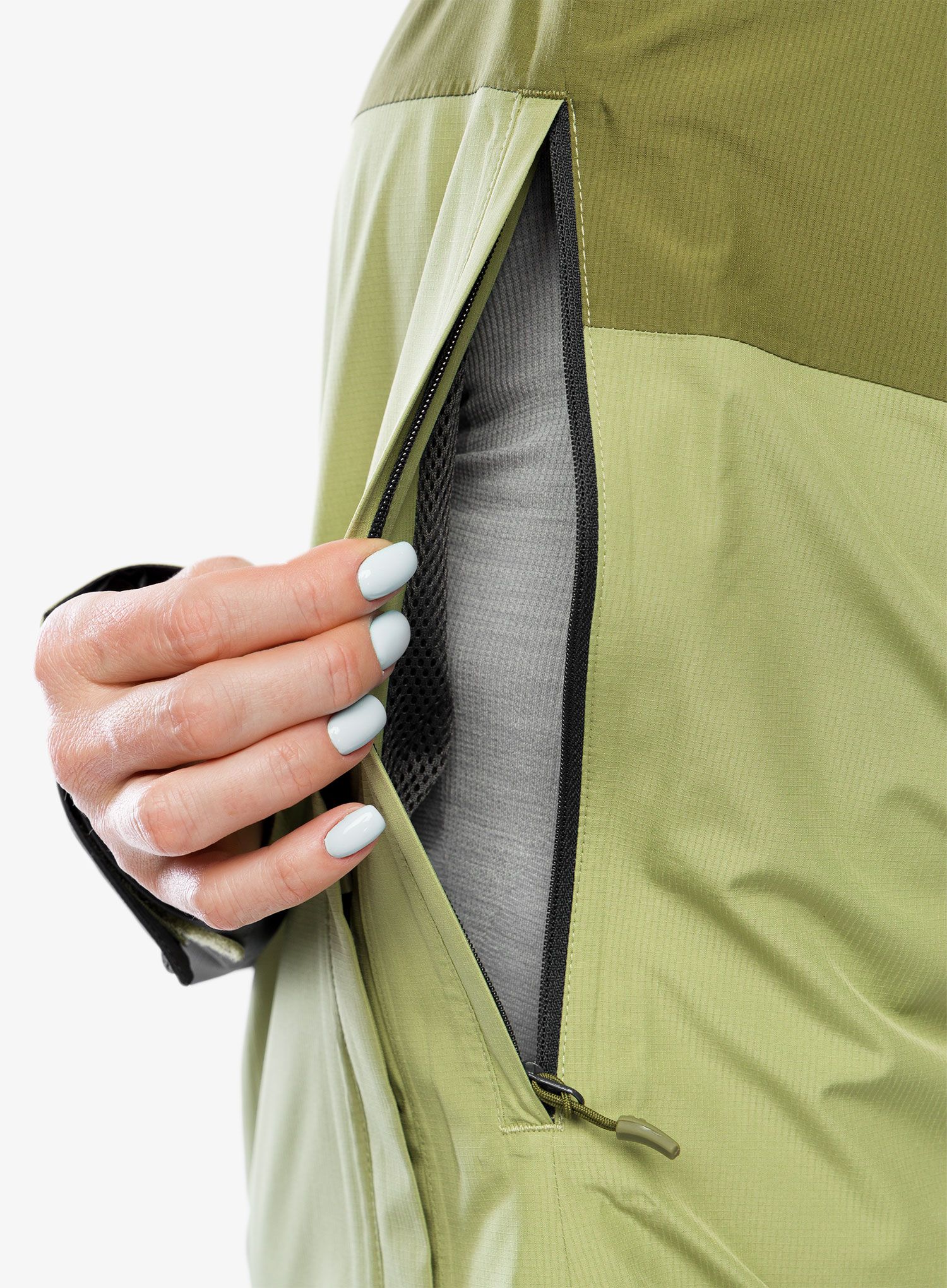 Dámská bunda do deště Haglofs Finch Proof Jacket - green/olive green