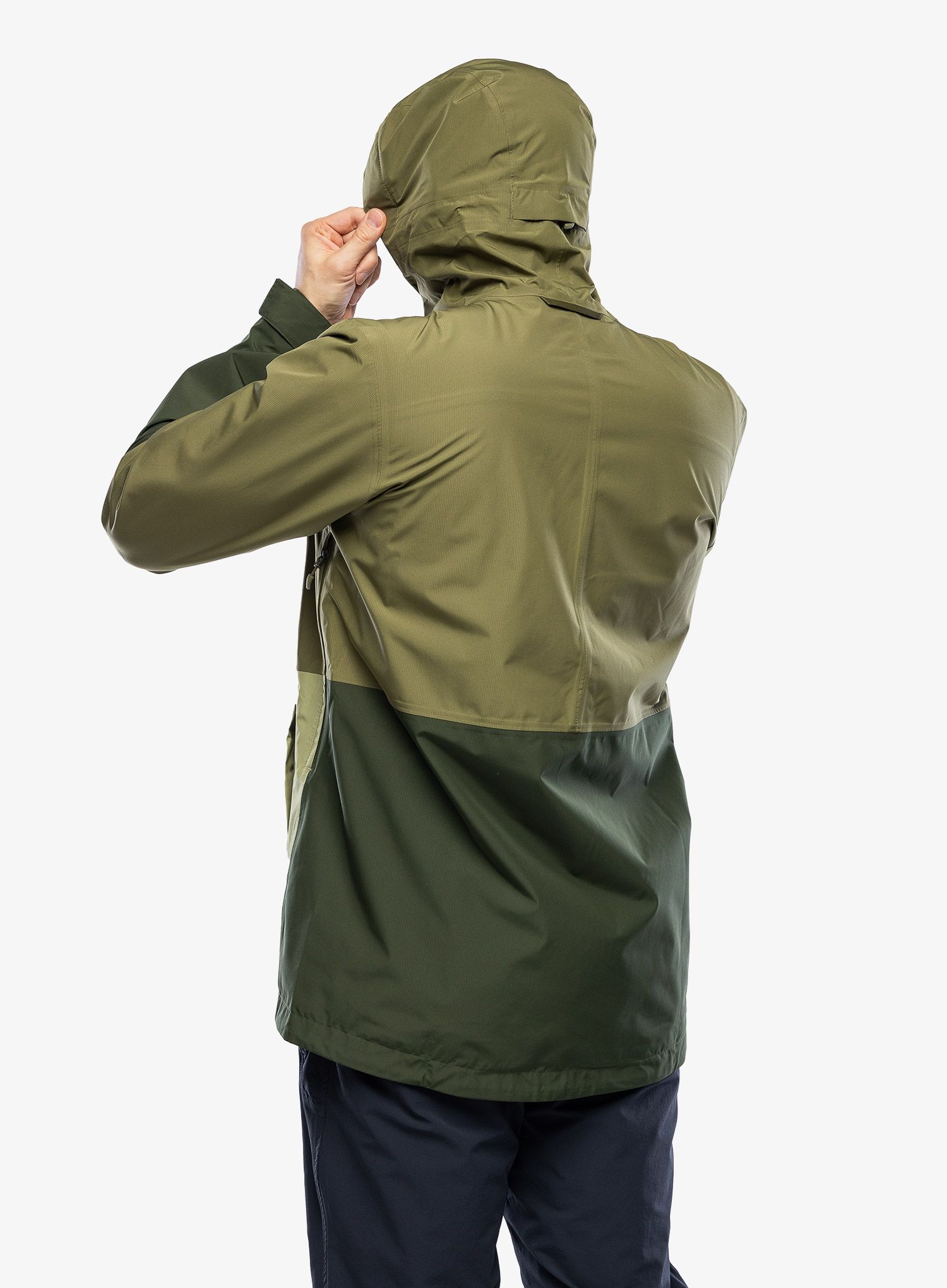 Bunda do deště Haglofs Finch Proof Jacket - olive green/seaweed green