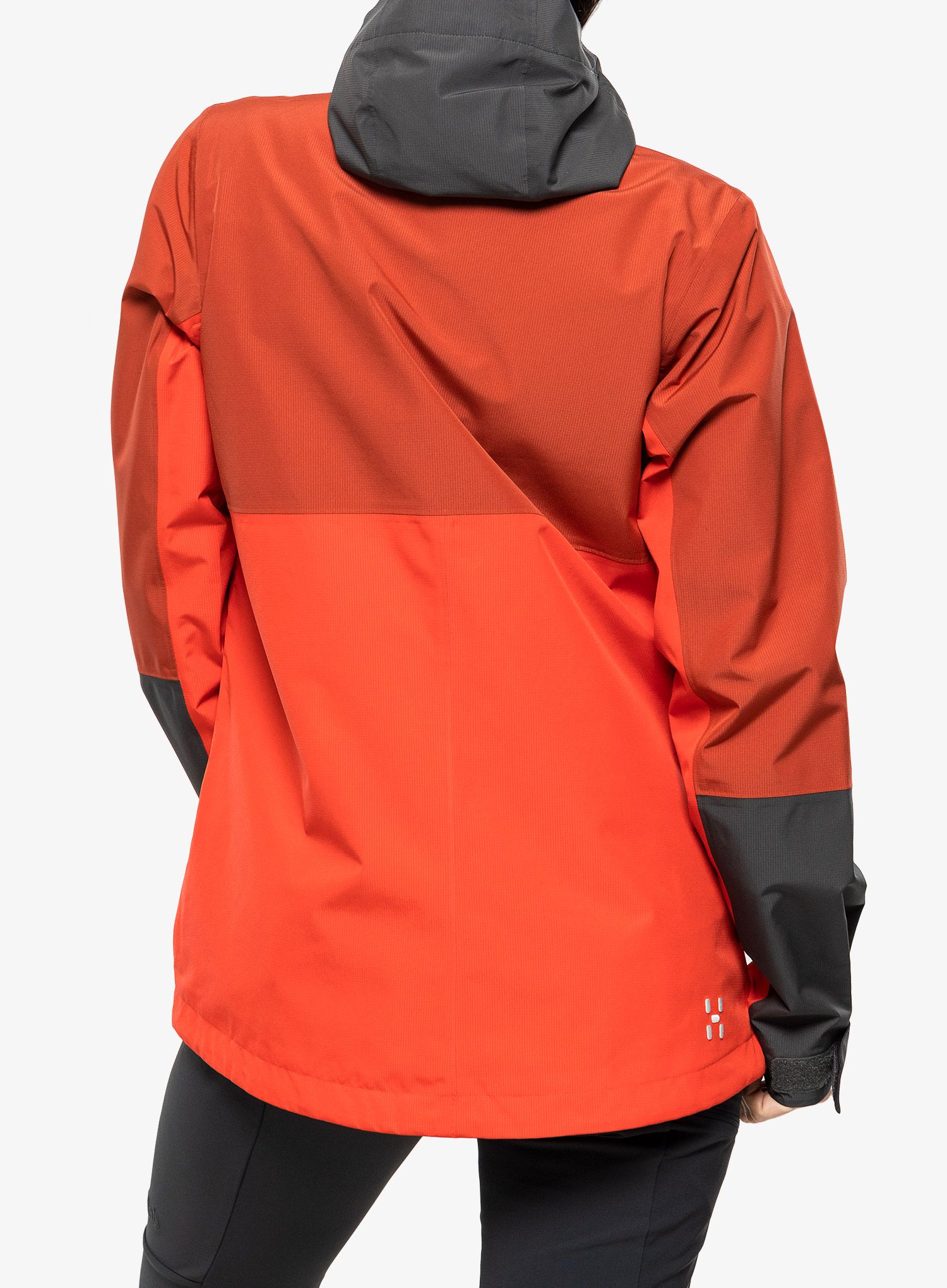 Dámská bunda do deště Haglofs Finch Proof Jacket - red/corrosion