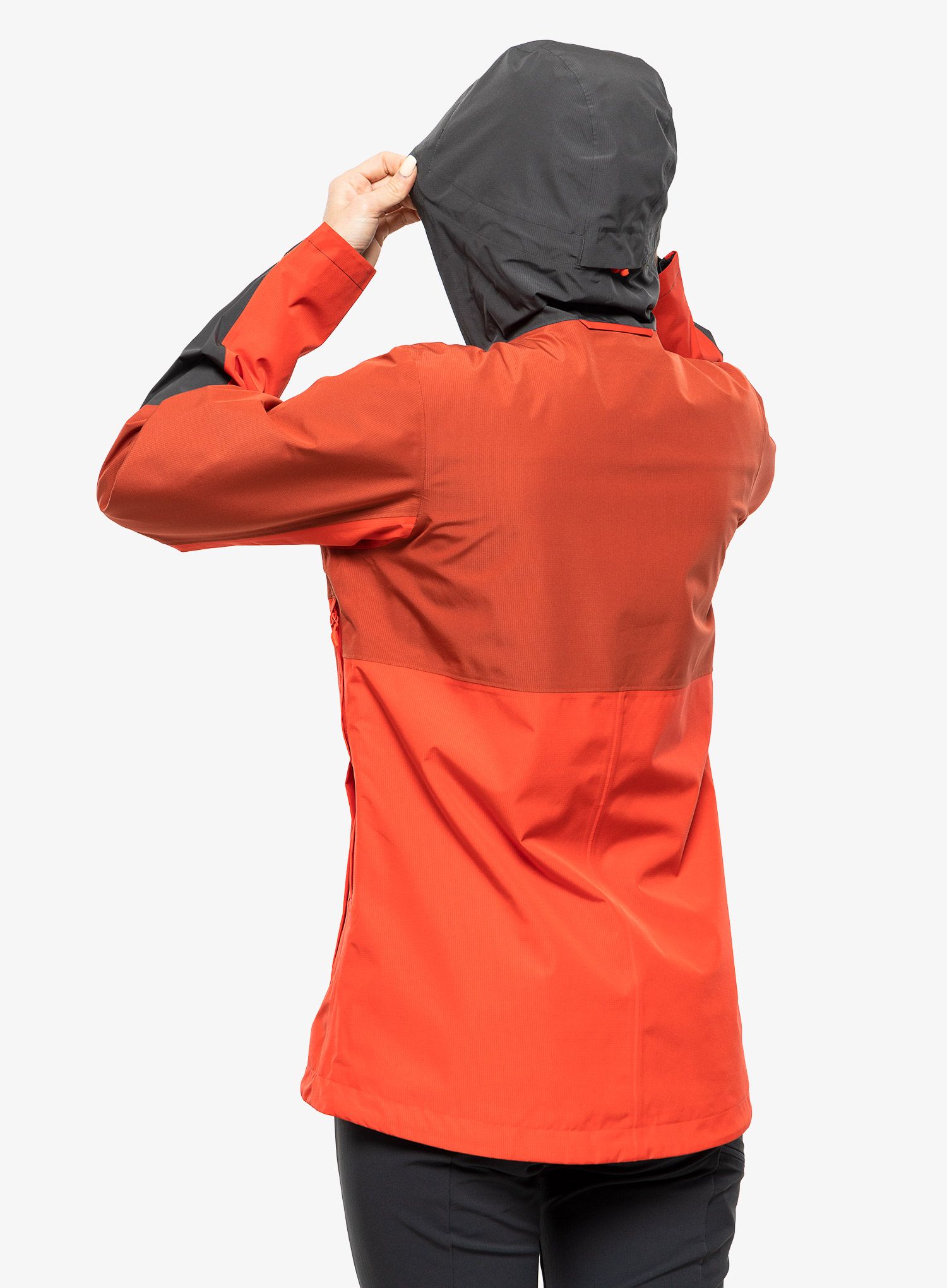 Dámská bunda do deště Haglofs Finch Proof Jacket - red/corrosion