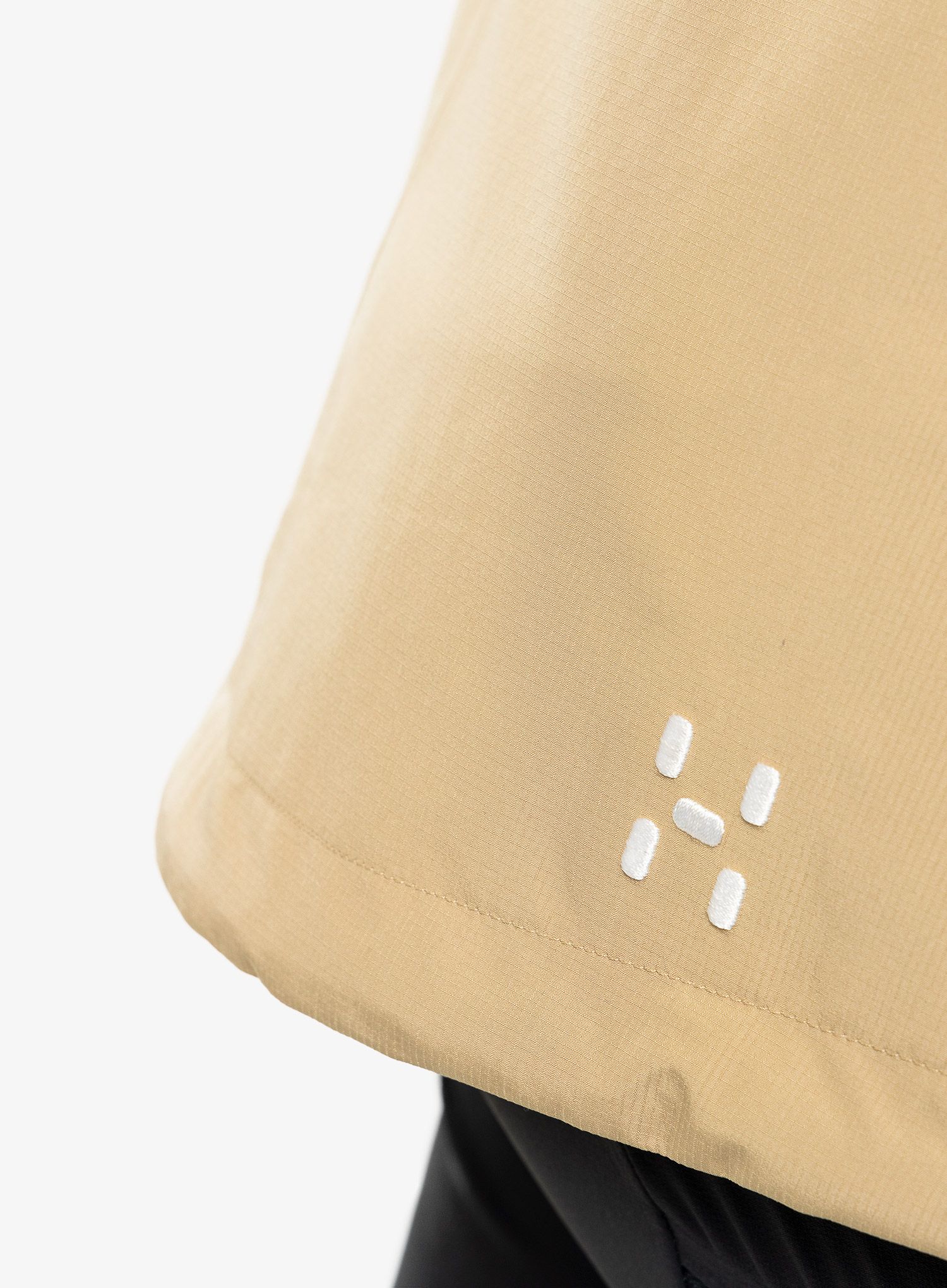 Dámská bunda do deště Haglofs Finch Proof Jacket - sand/blue