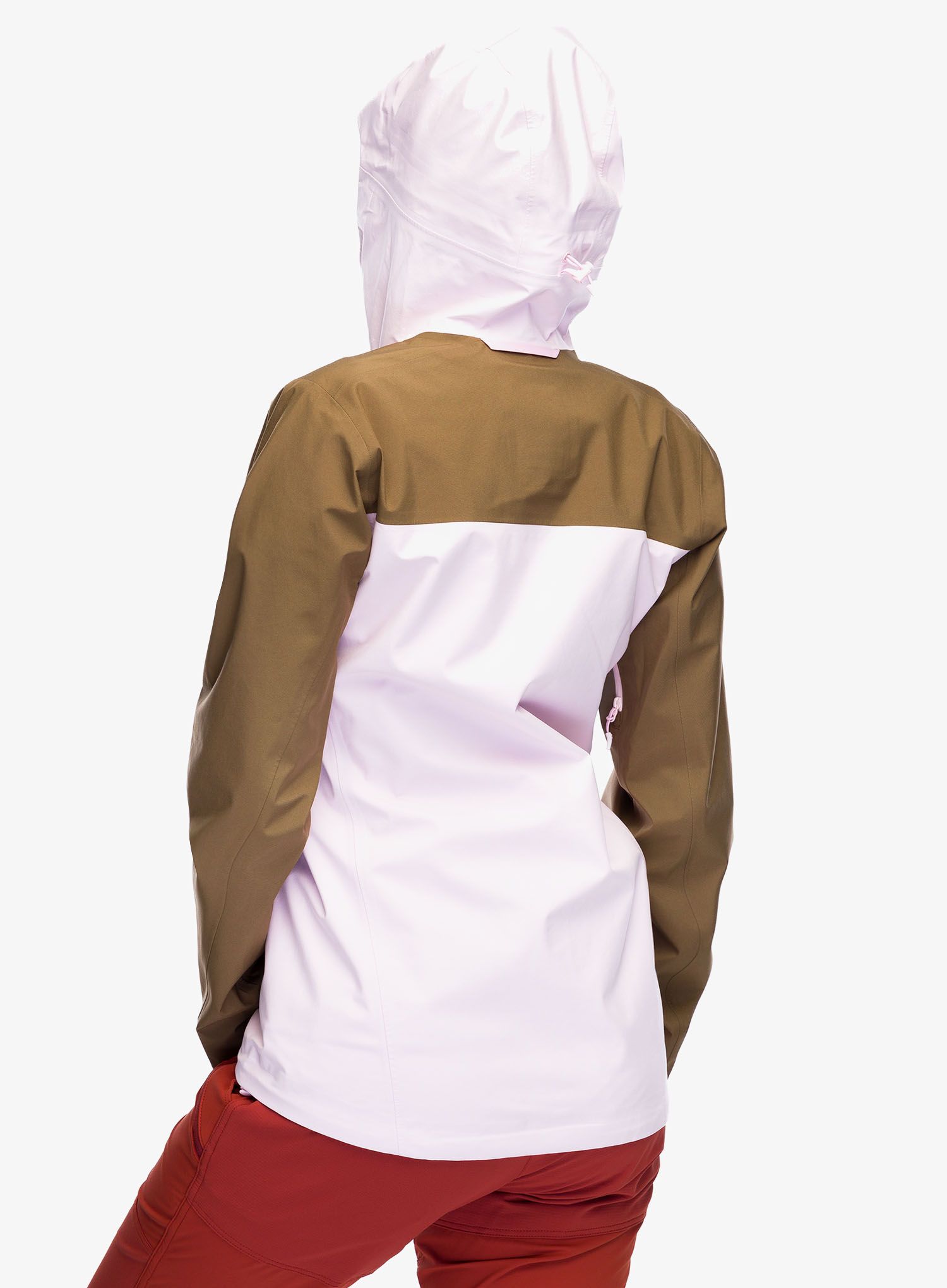Dámská nepromokavá bunda s membránou Haglofs Front Proof Jacket - fresh pink/teak brown