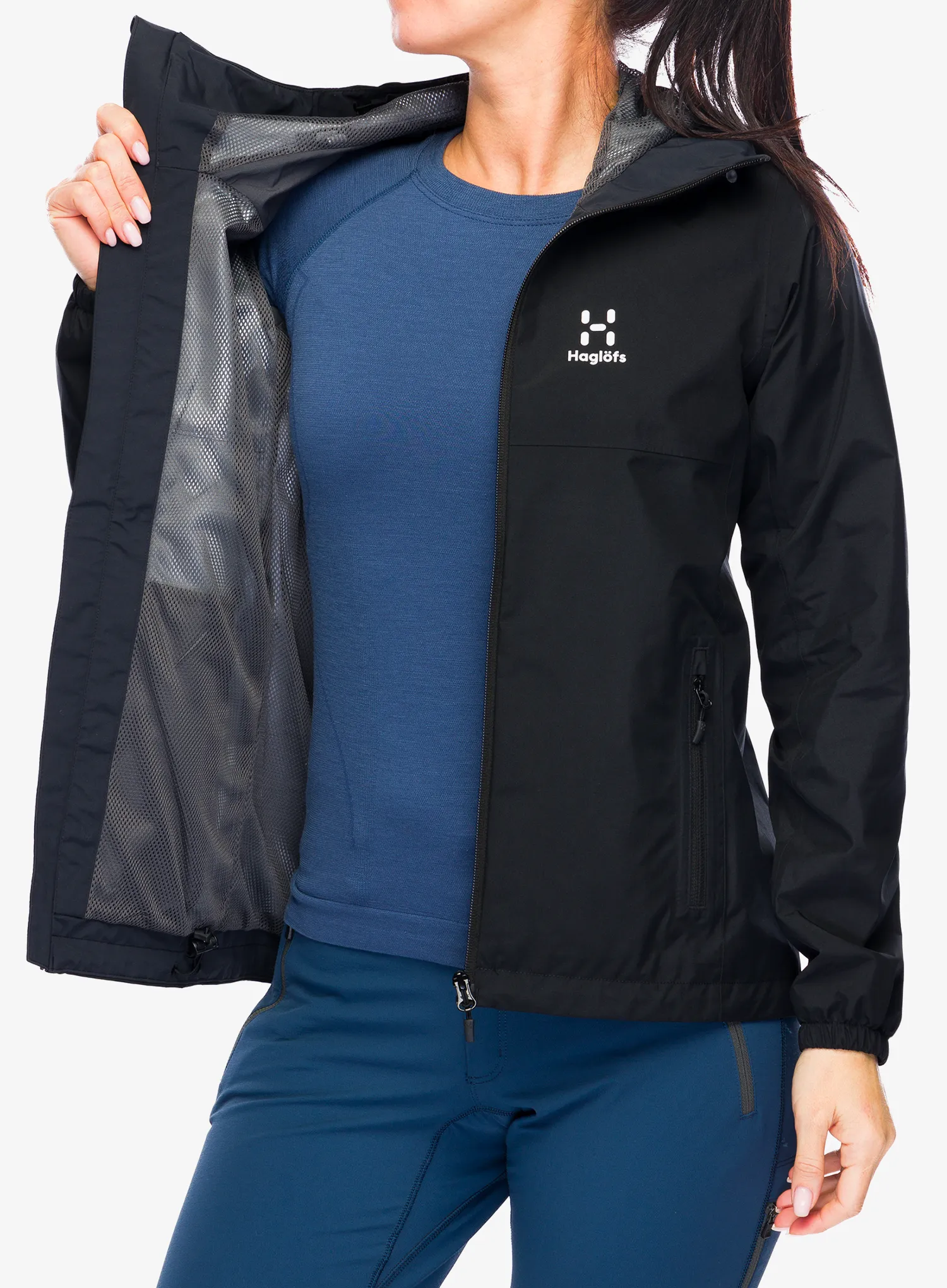 Bunda s membránou Haglofs Kaise GTX Jacket - true black