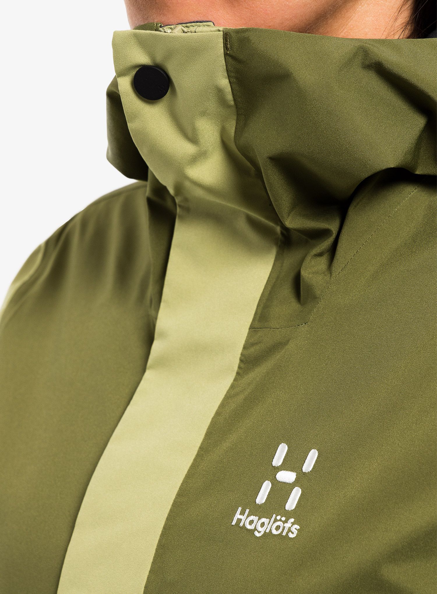 Dámská bunda do deště Haglofs Koyal Proof Jacket - green/olive