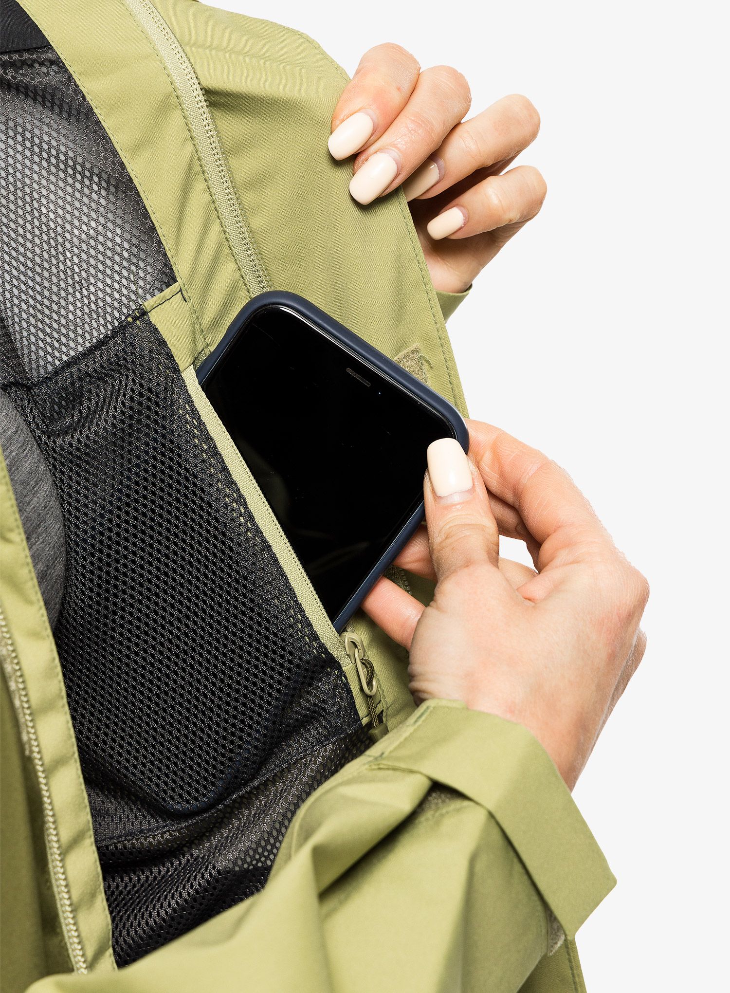 Dámská bunda do deště Haglofs Koyal Proof Jacket - green/olive