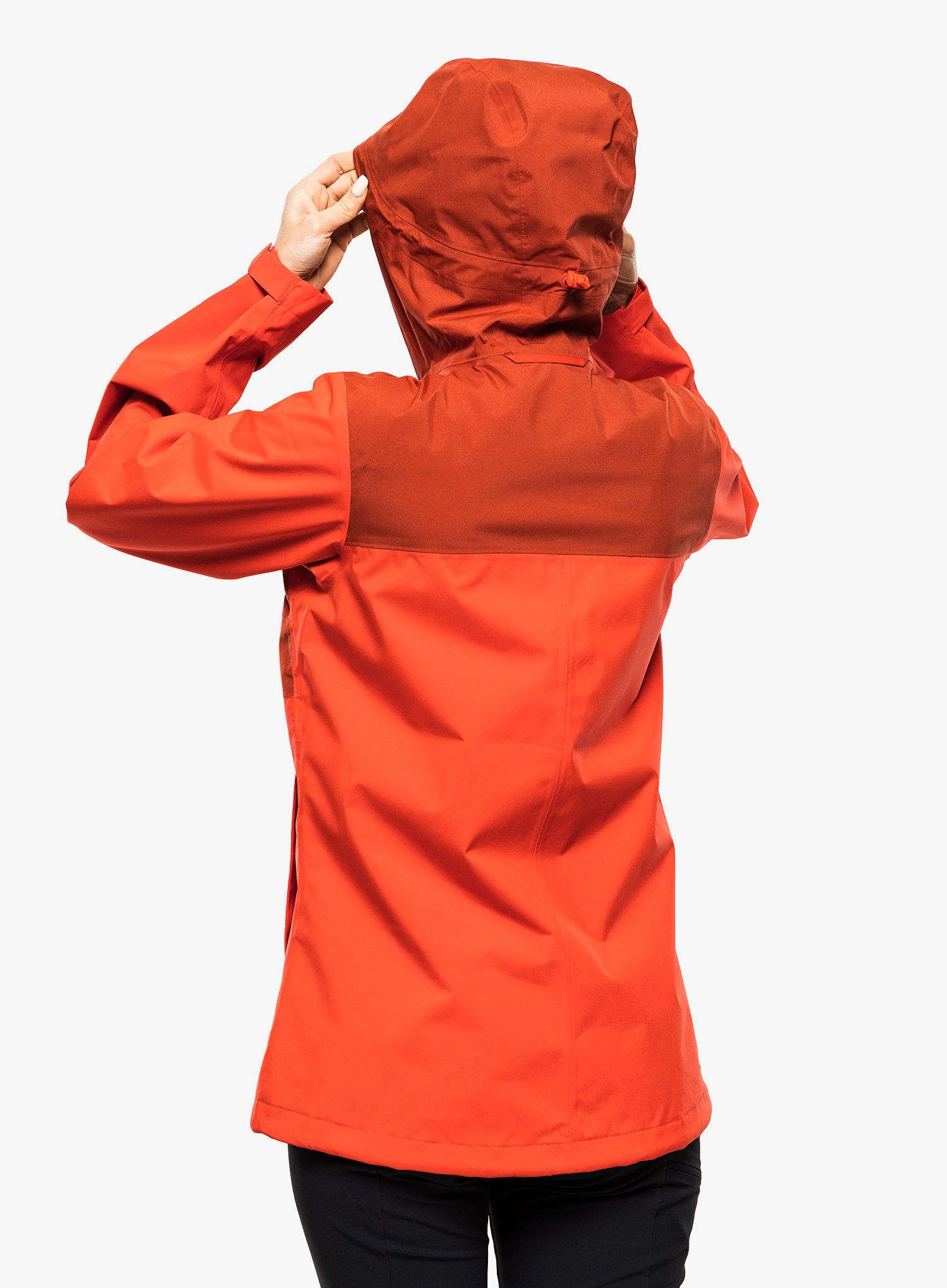 Dámská bunda do deště Haglofs Koyal Proof Jacket - red/corrosion