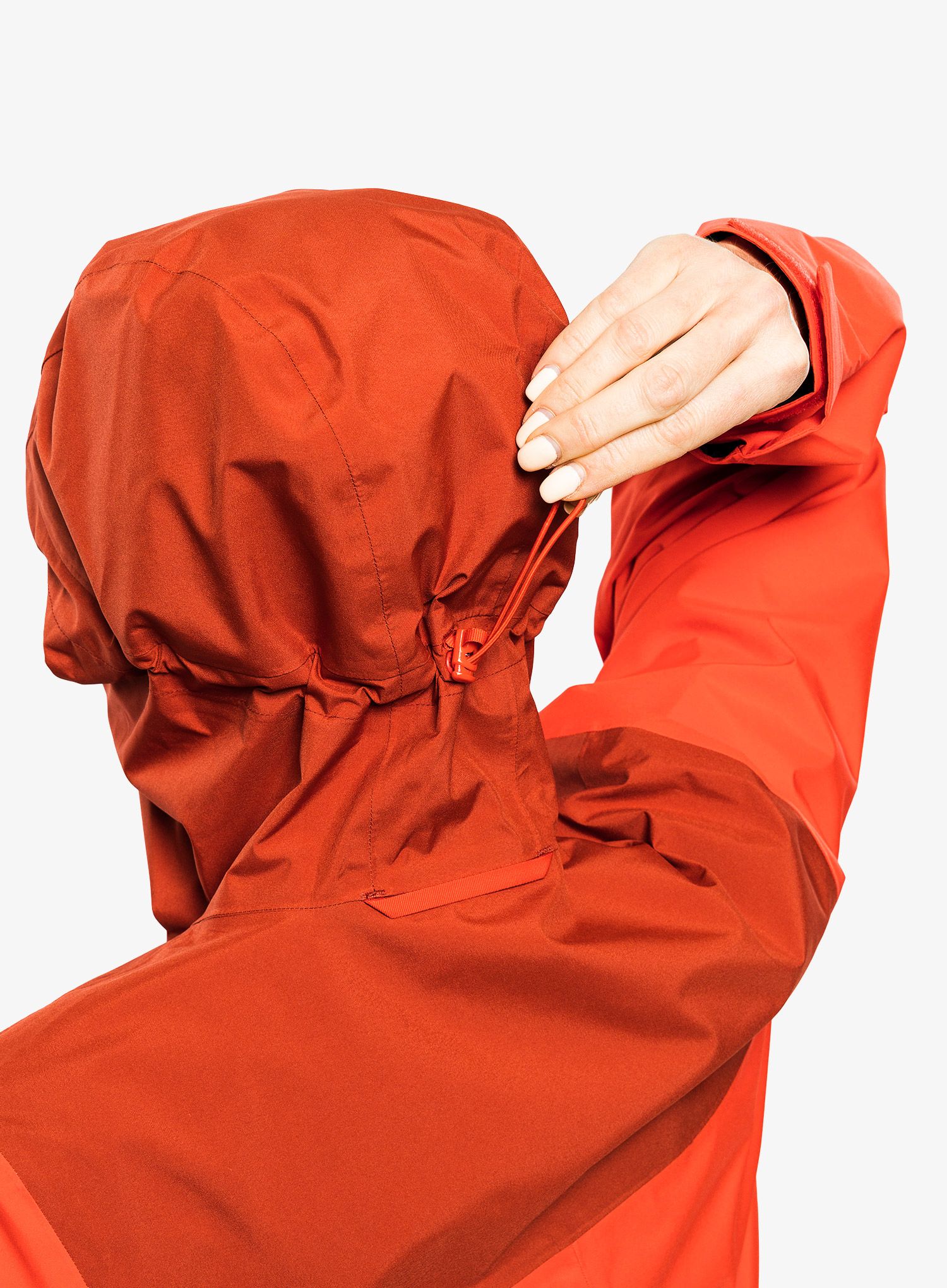 Dámská bunda do deště Haglofs Koyal Proof Jacket - red/corrosion