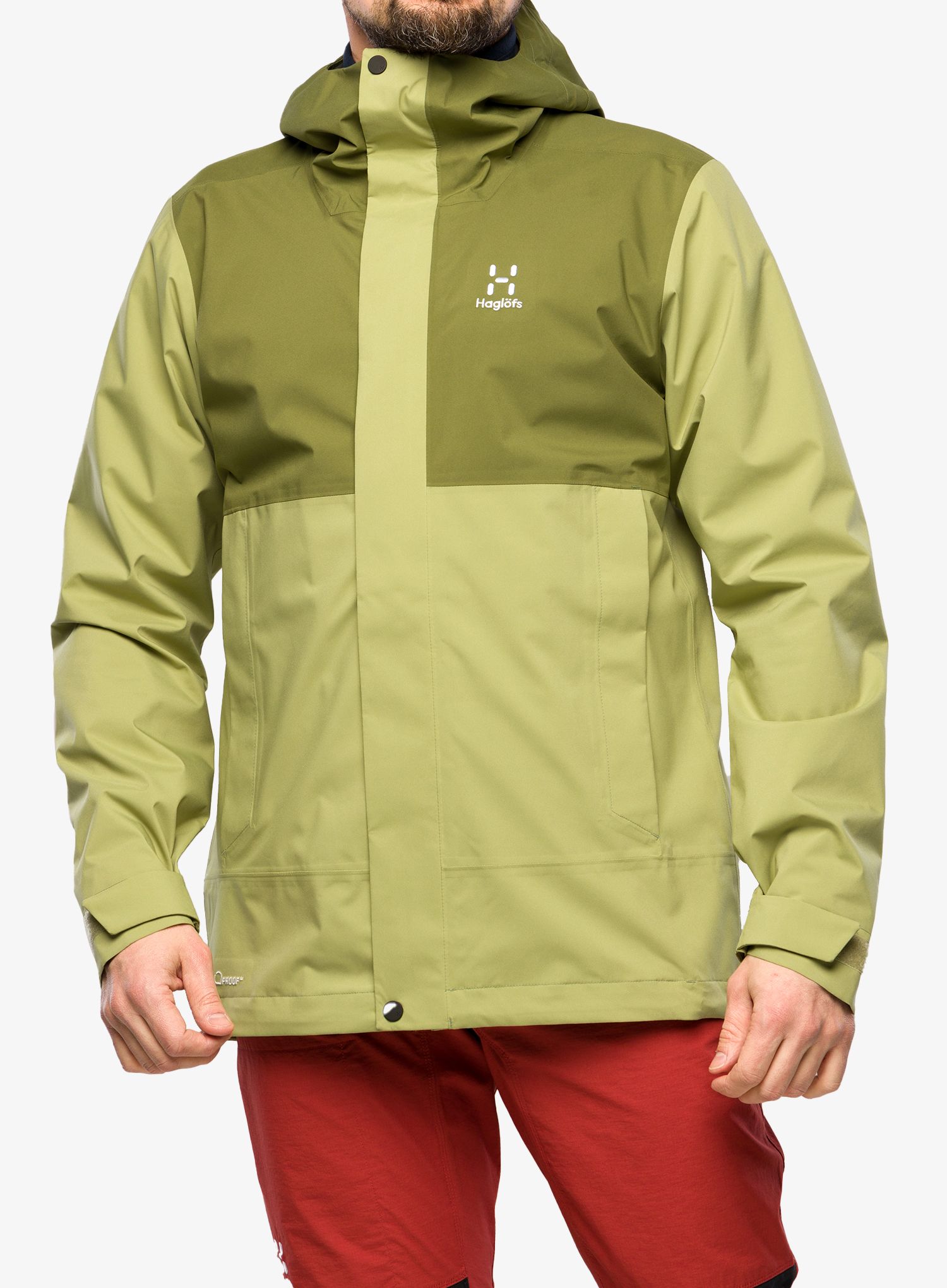 Membránová bunda Haglofs Koyal Proof Jacket - thyme green/olive green