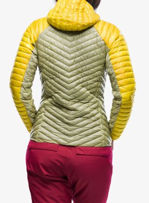 Zateplená bunda Haglofs L.I.M. Mimic Hood - aurora/thyme green