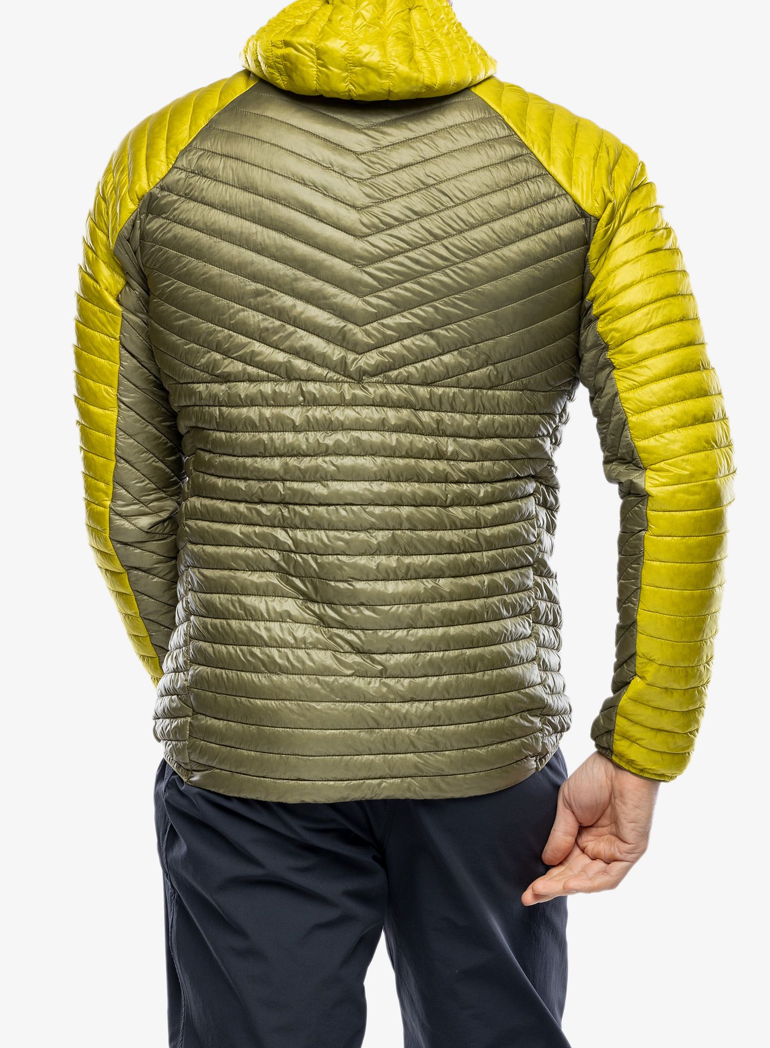 Zateplená bunda Haglofs L.I.M. Mimic Hood - olive green/magnetite