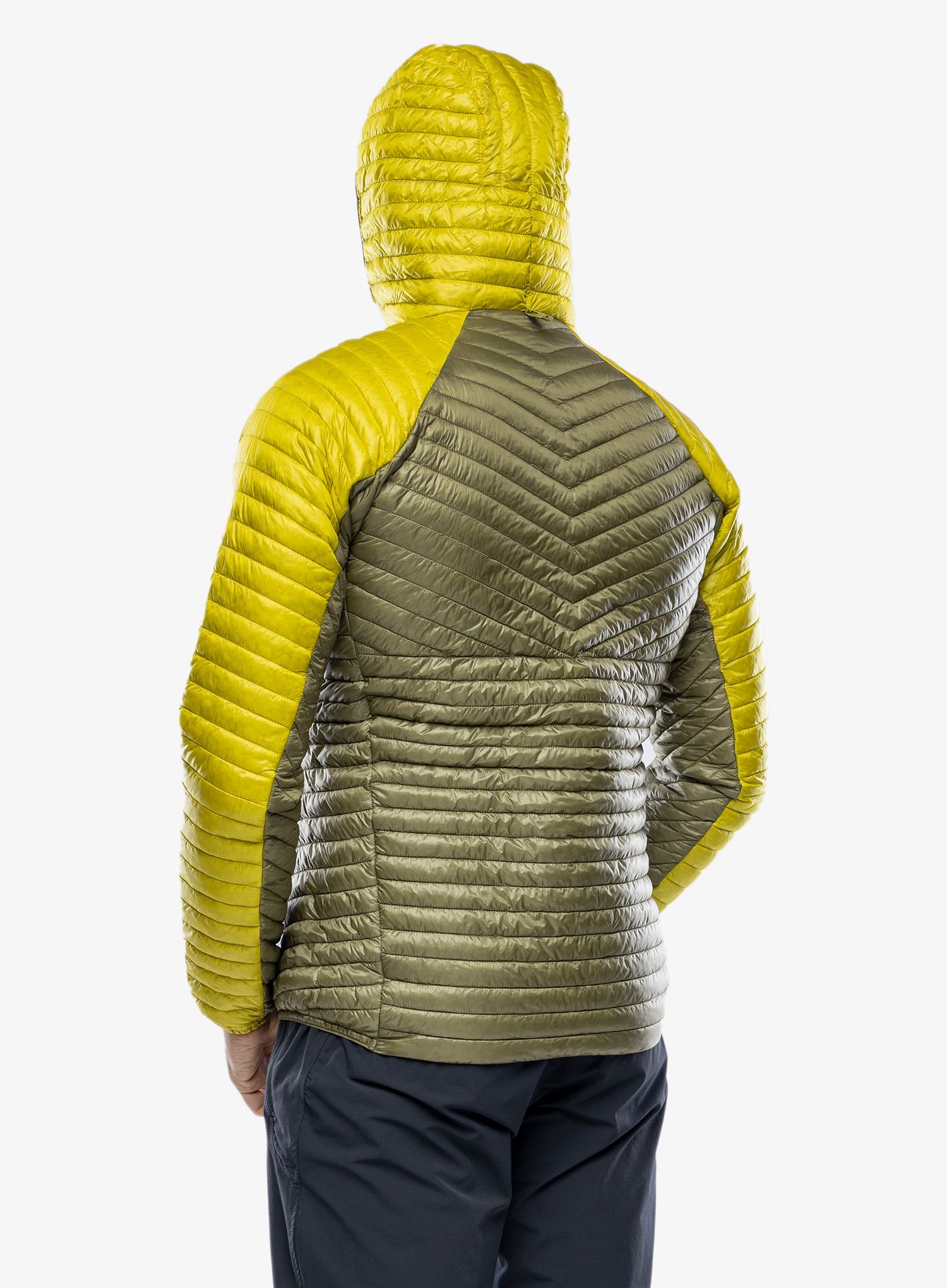 Zateplená bunda Haglofs L.I.M. Mimic Hood - olive green/magnetite