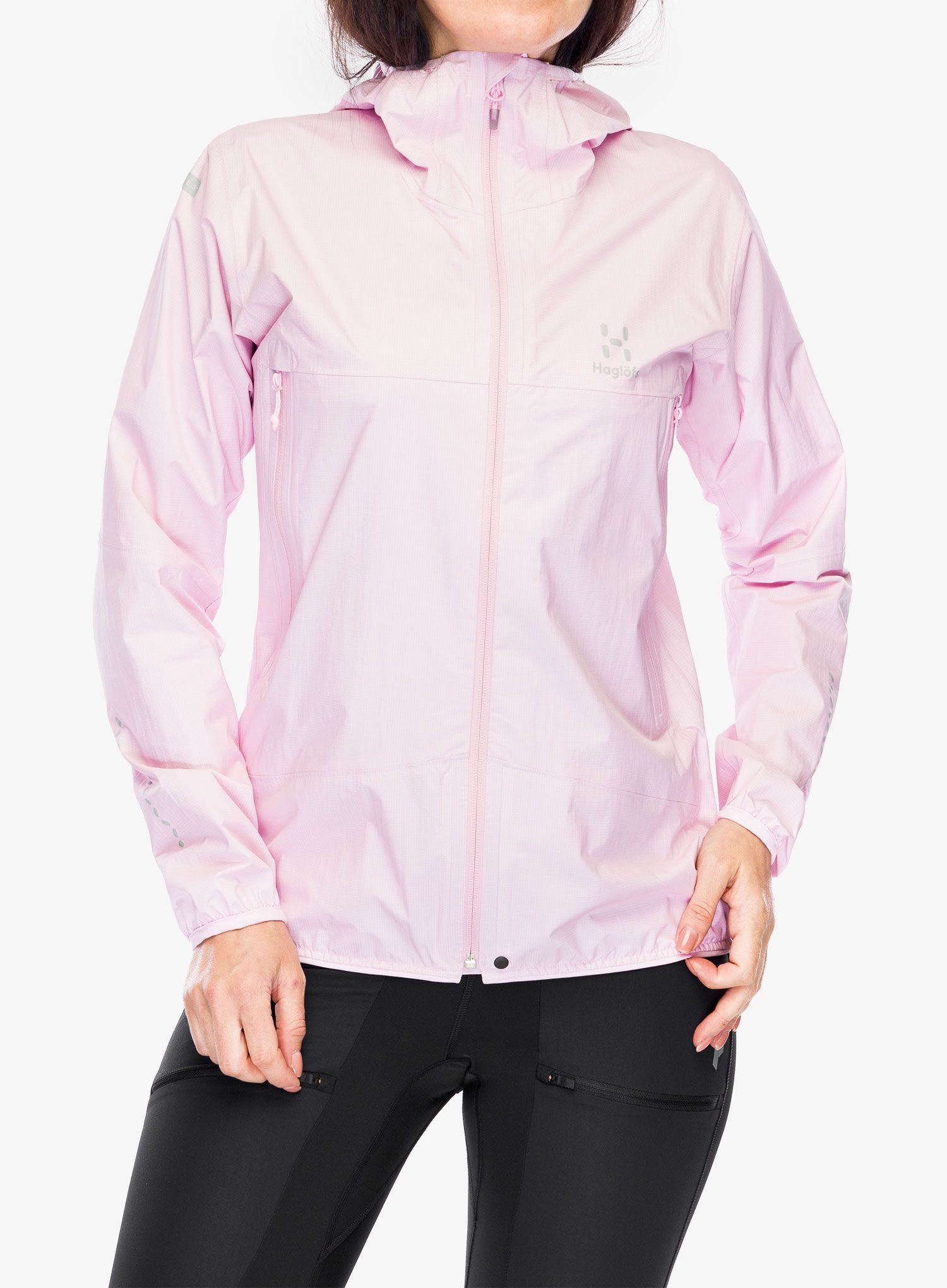 Dámská bunda do deště Haglofs L.I.M. Proof Jacket - fresh pink