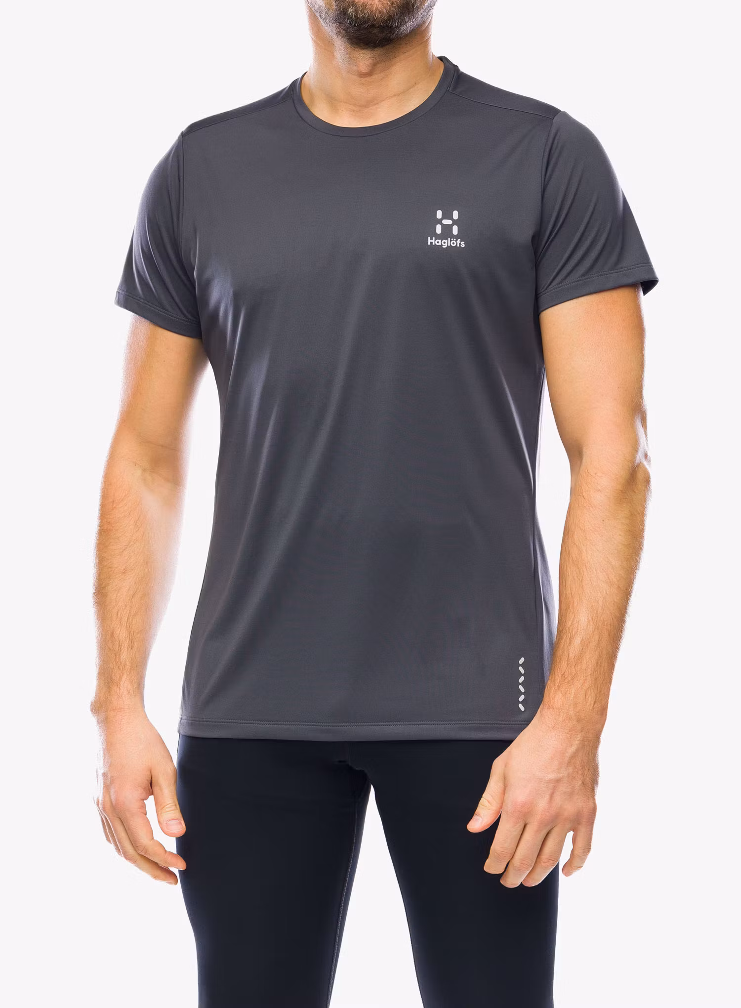 Sportovní tričko Haglofs L.I.M. Tech Tee - magnetite