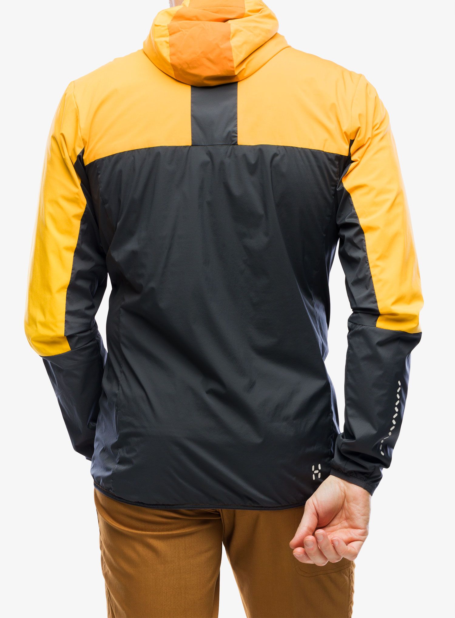 Zateplená bunda Haglofs L.I.M Alpha Hood - desert yellow/sunny yellow