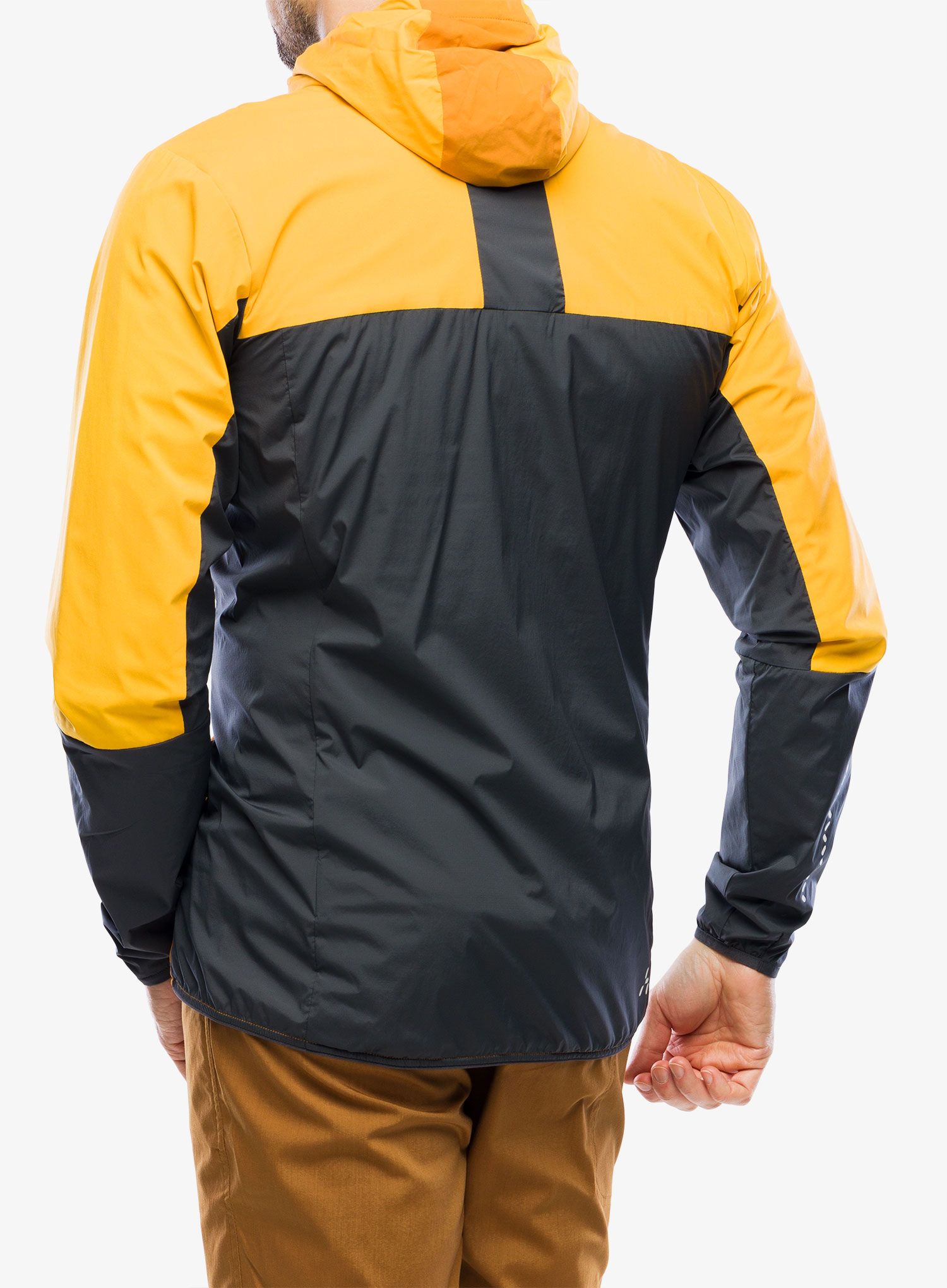 Zateplená bunda Haglofs L.I.M Alpha Hood - desert yellow/sunny yellow