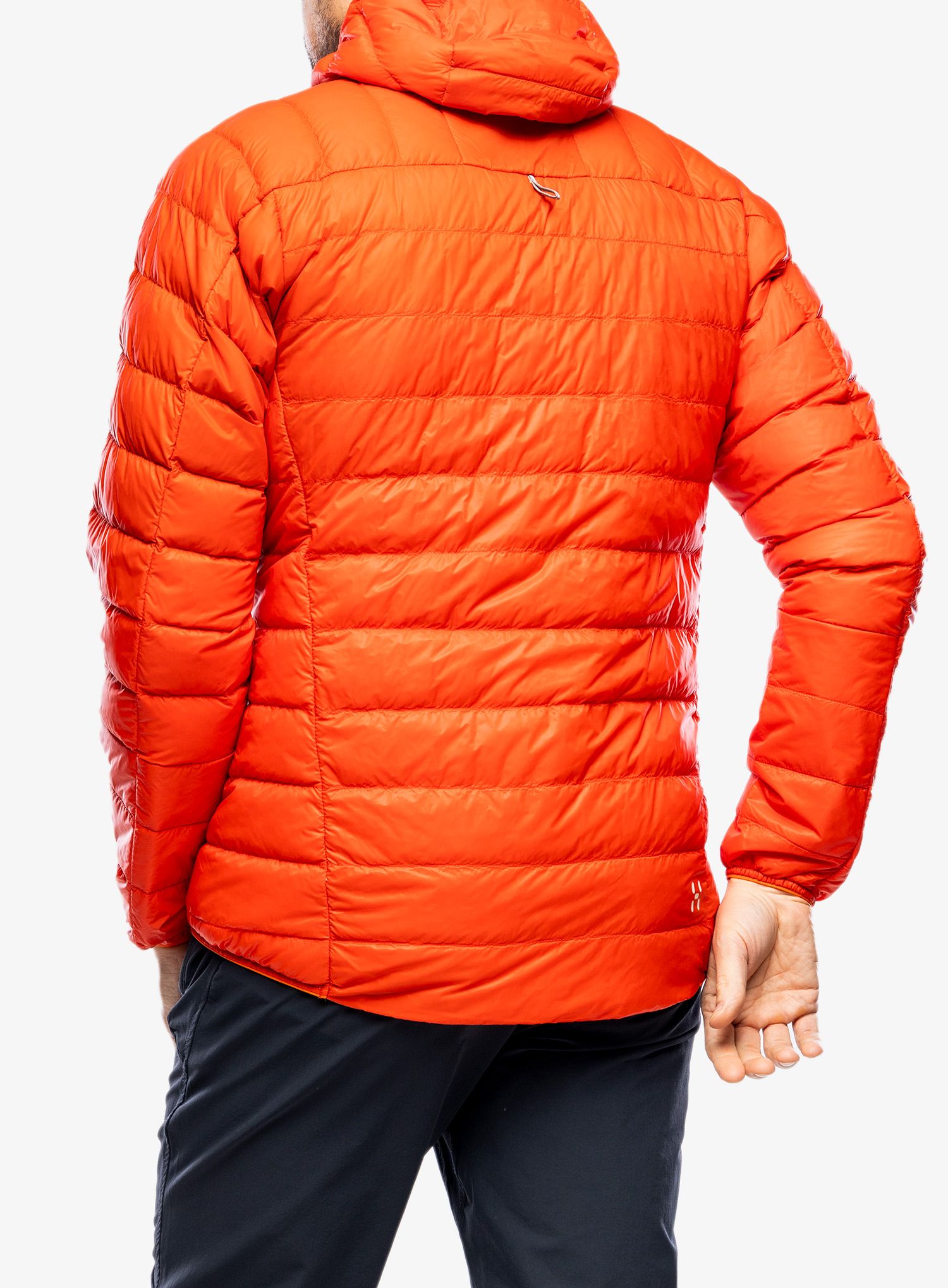 Péřová bunda Haglofs L.I.M Down Hood - habanero