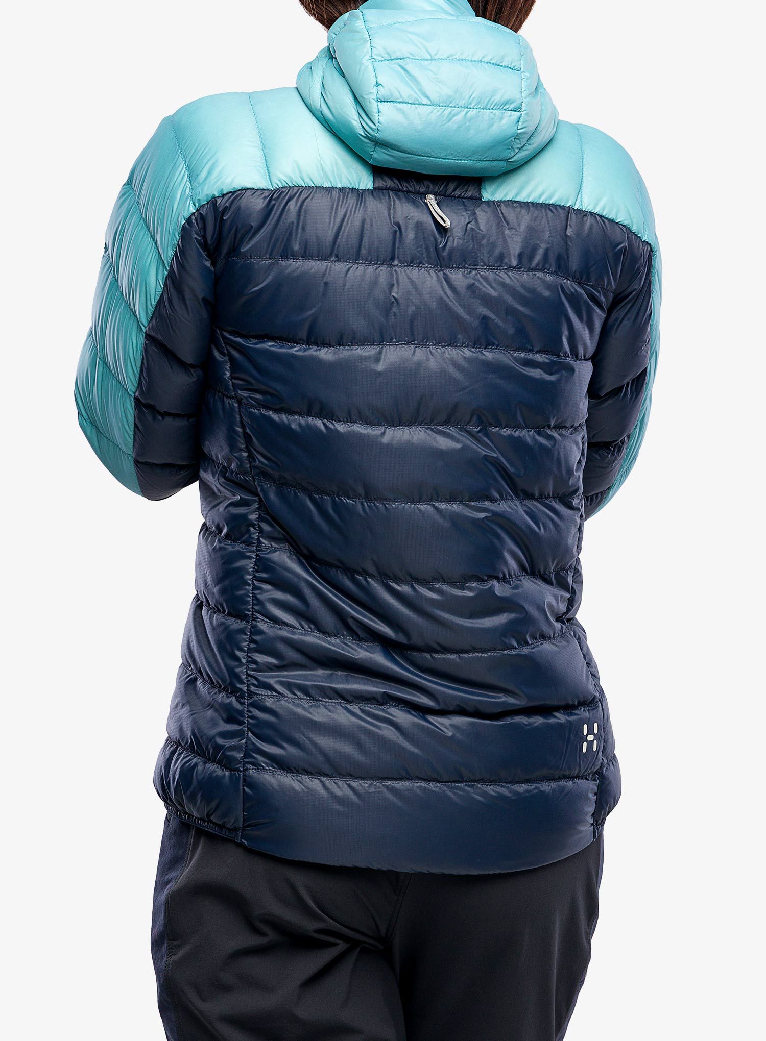 Dámská péřová bunda Haglofs L.I.M Down Hood - tarn blue/frost blue