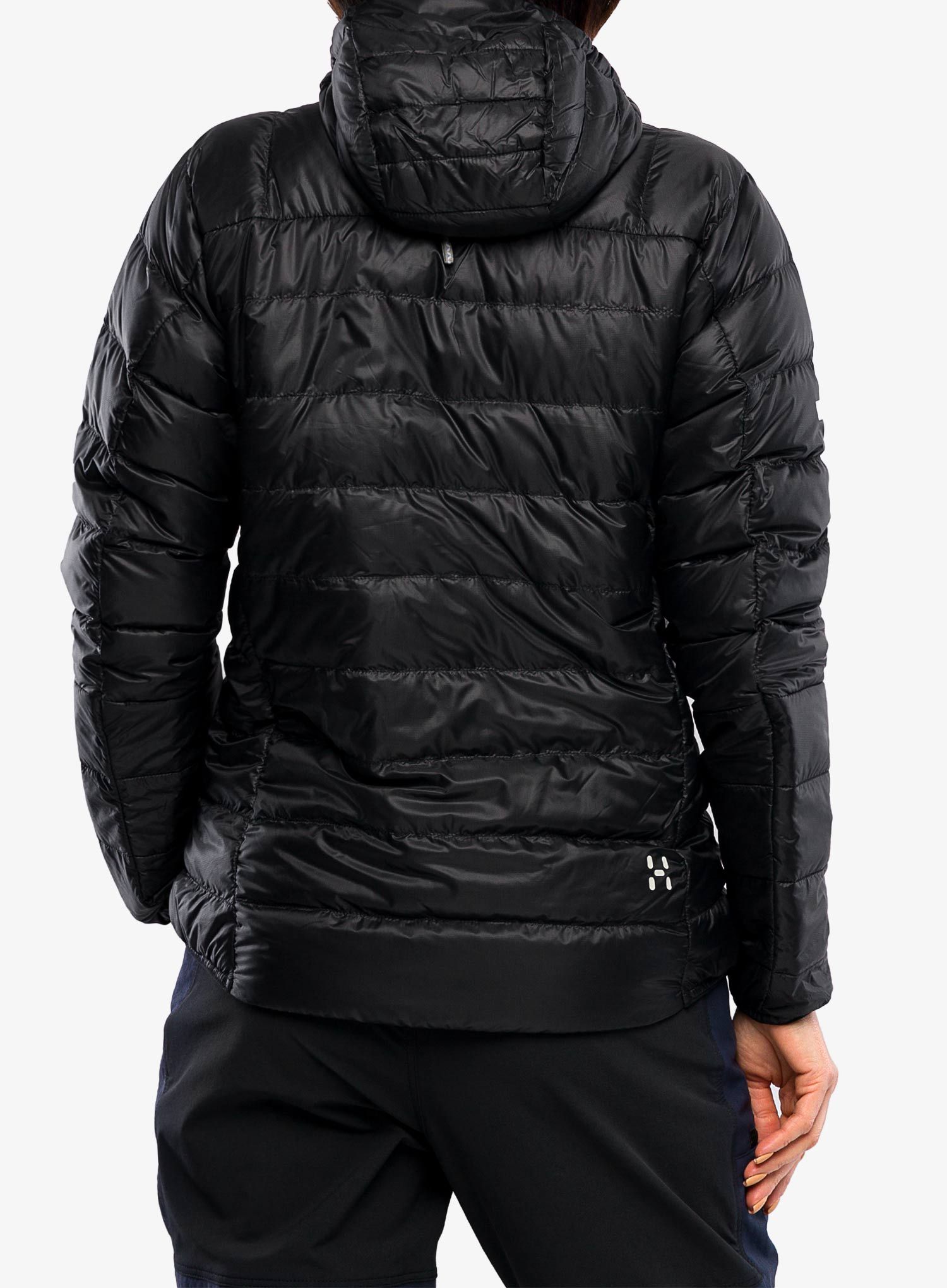 Dámská péřová bunda Haglofs L.I.M Down Hood - true black