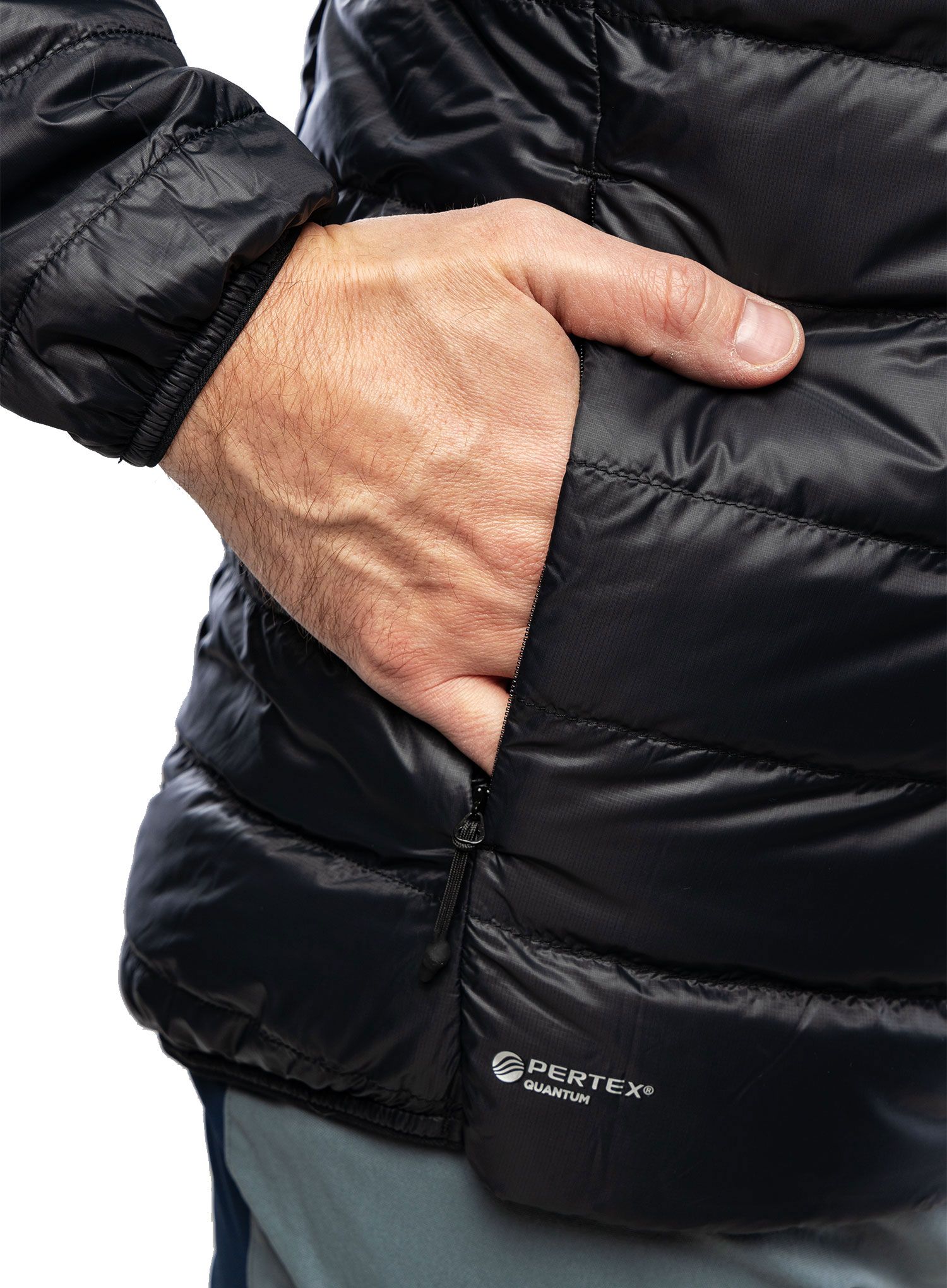 Péřová bunda Haglofs L.I.M Down Hood - true black
