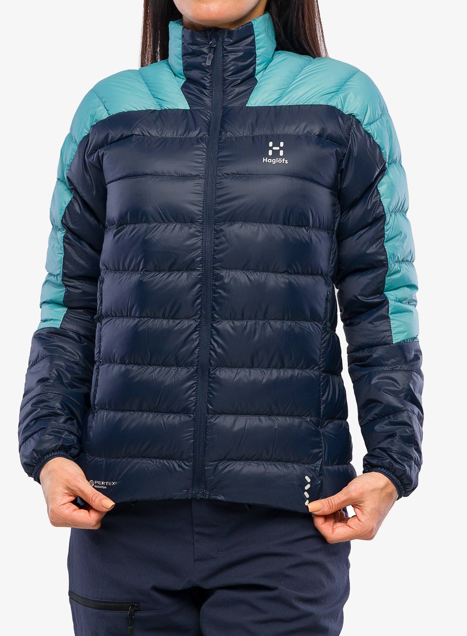 Dámská péřová bunda Haglofs L.I.M Down Jacket - tarn blue/frost blue