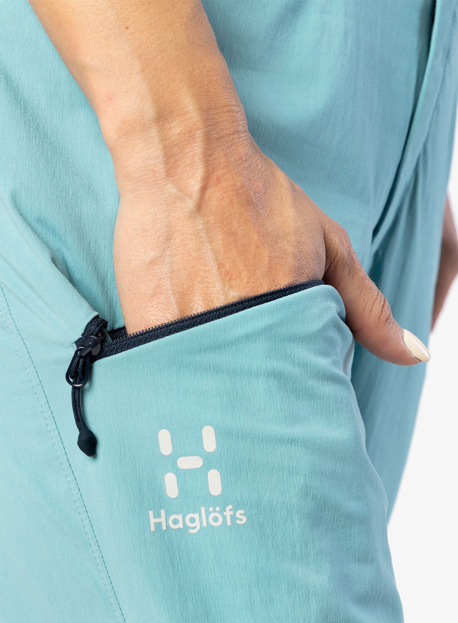 Kalhoty na hory dámské Haglofs L.I.M Fuse Pant - frost blue
