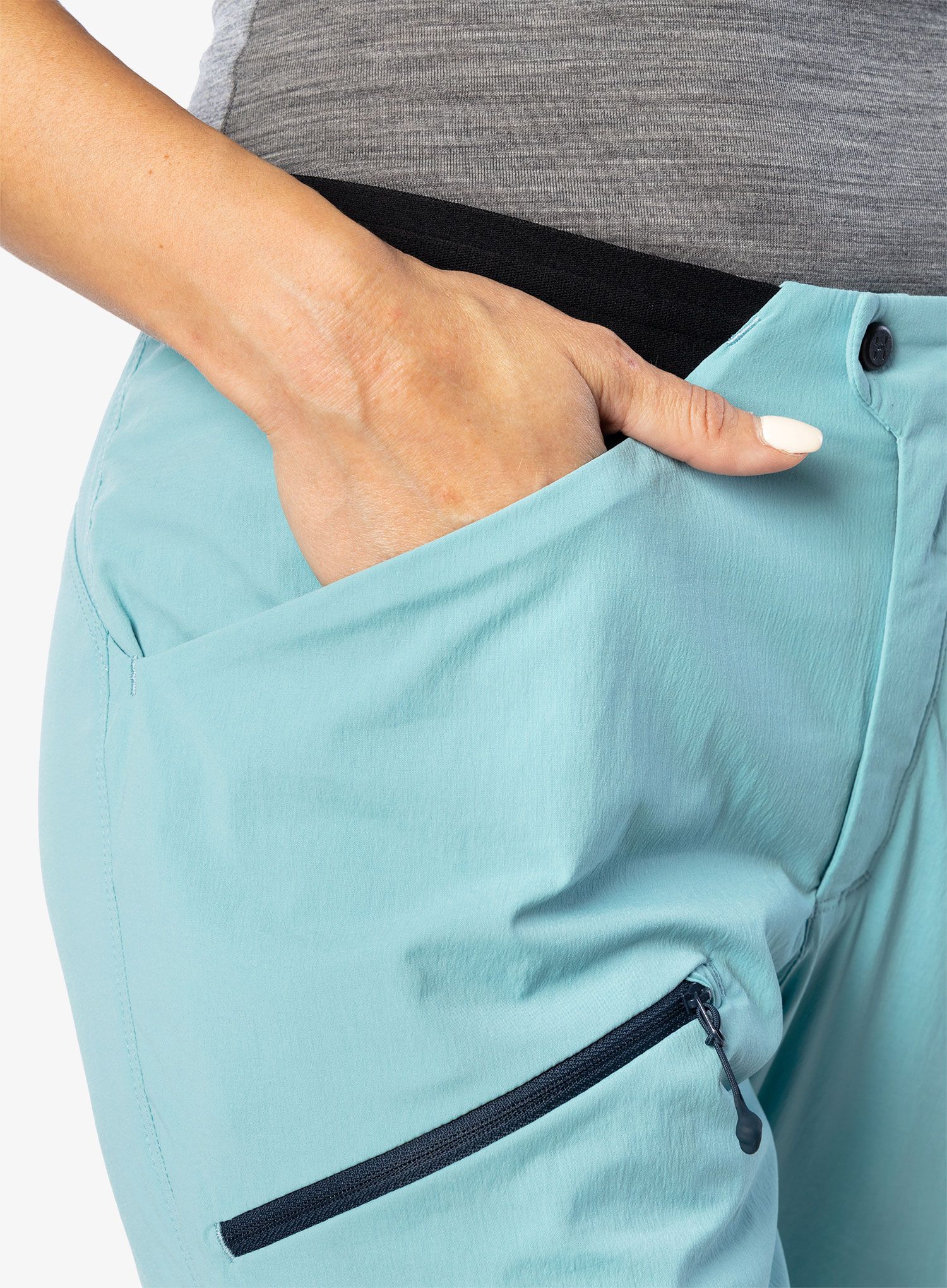 Kalhoty na hory dámské Haglofs L.I.M Fuse Pant - frost blue
