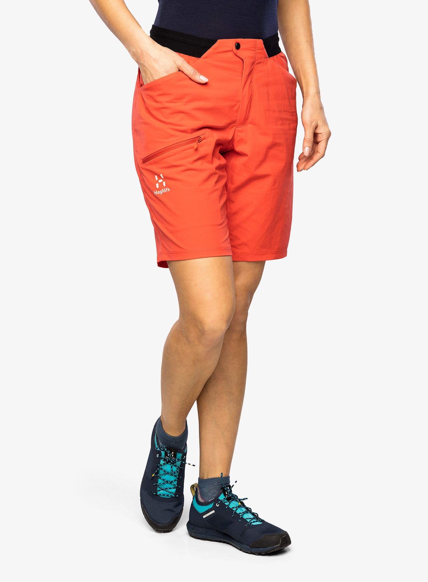 Turistické kraťasy dámské Haglofs L.I.M Fuse Shorts - poppy red