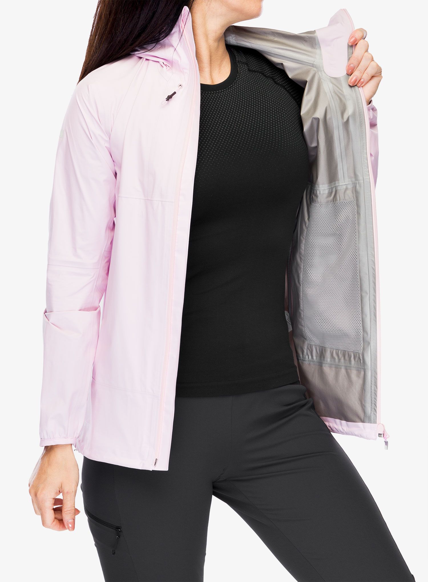 Dámská nepromokavá bunda s membránou Haglofs L.I.M GTX Jacket - fresh pink