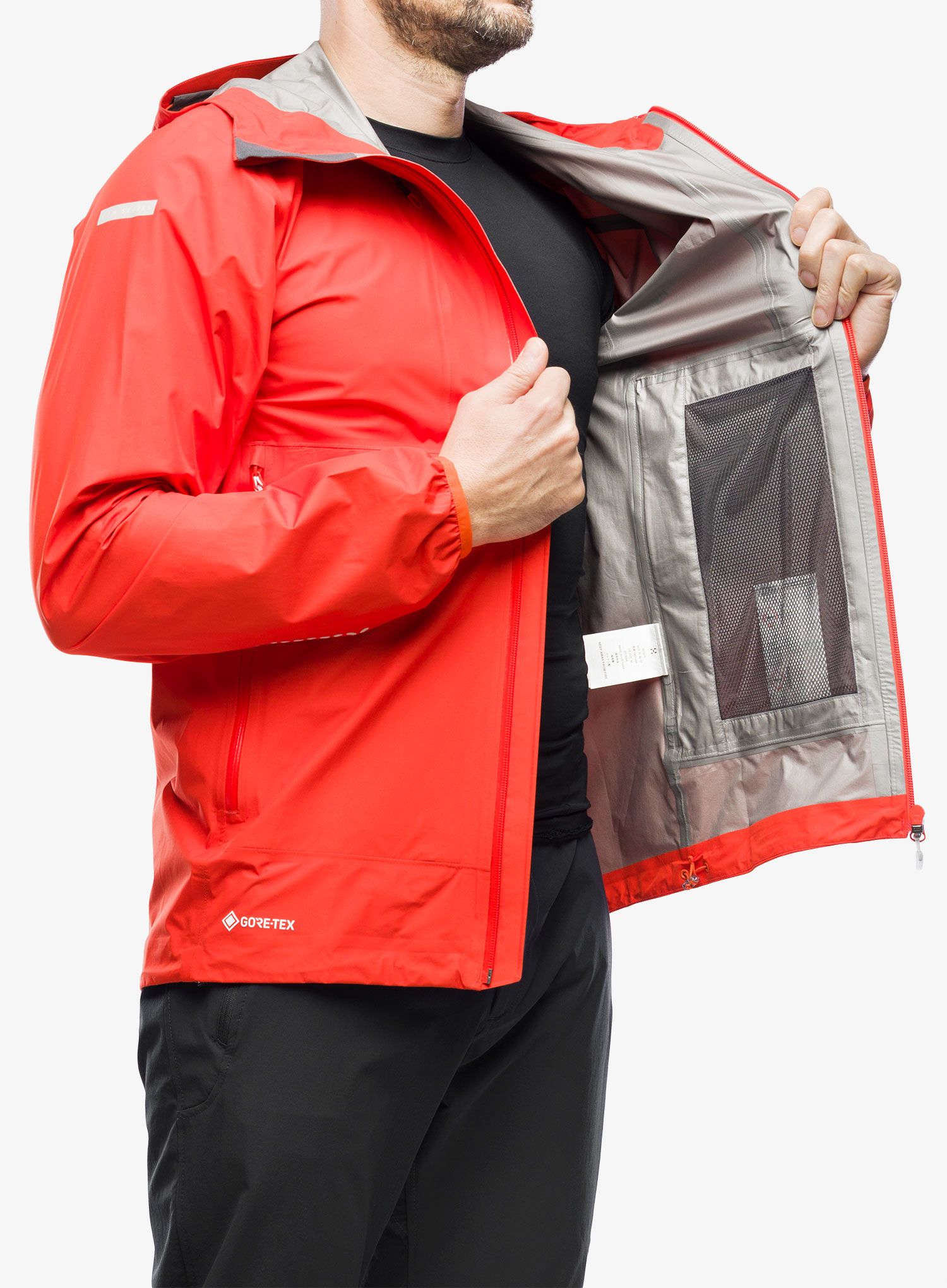Bunda s membránou Haglofs L.I.M GTX Jacket - habanero