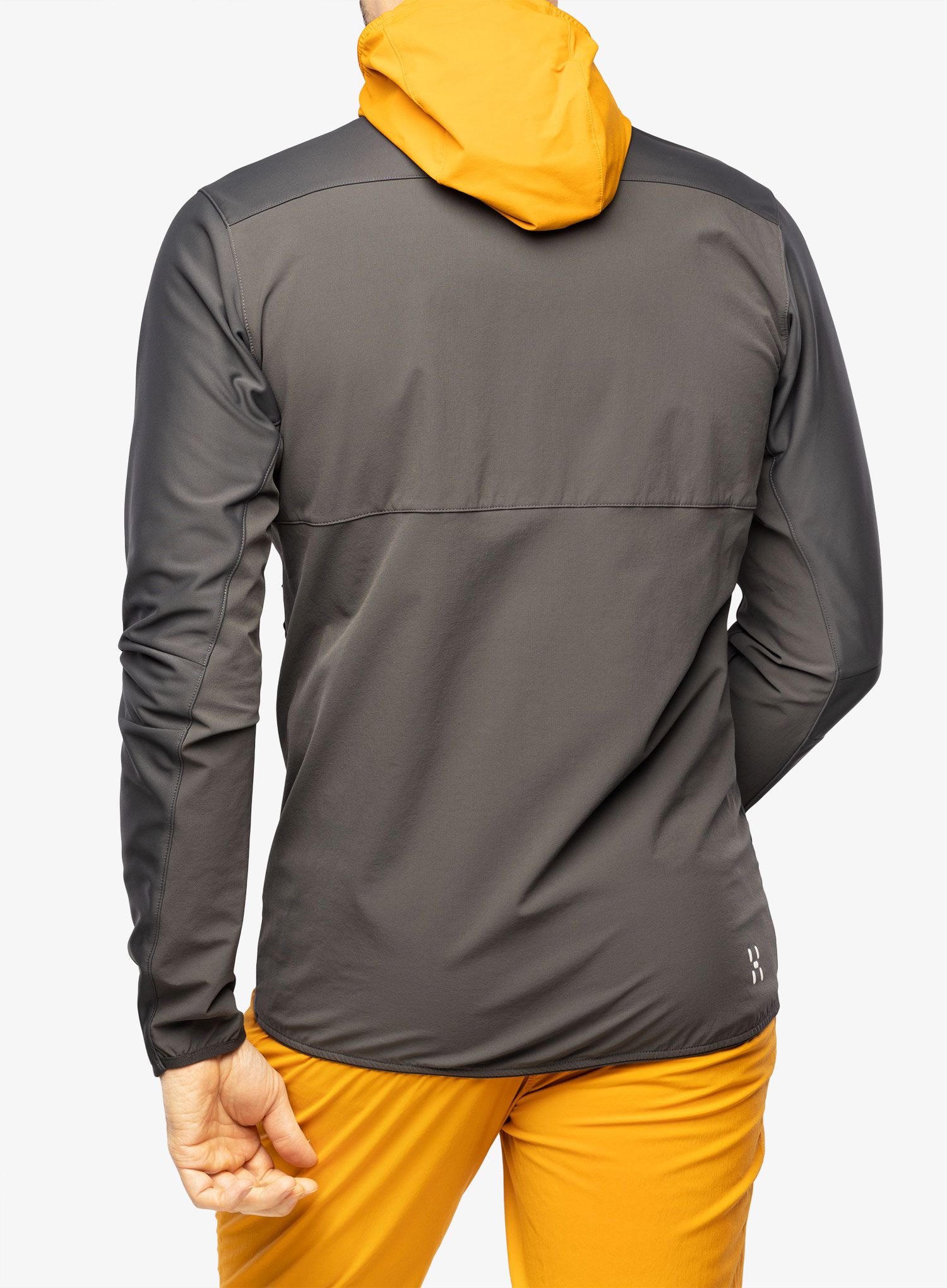 Softshellová bunda Haglofs L.I.M Hybrid Softshell Jacket - magnetite/desert yellow