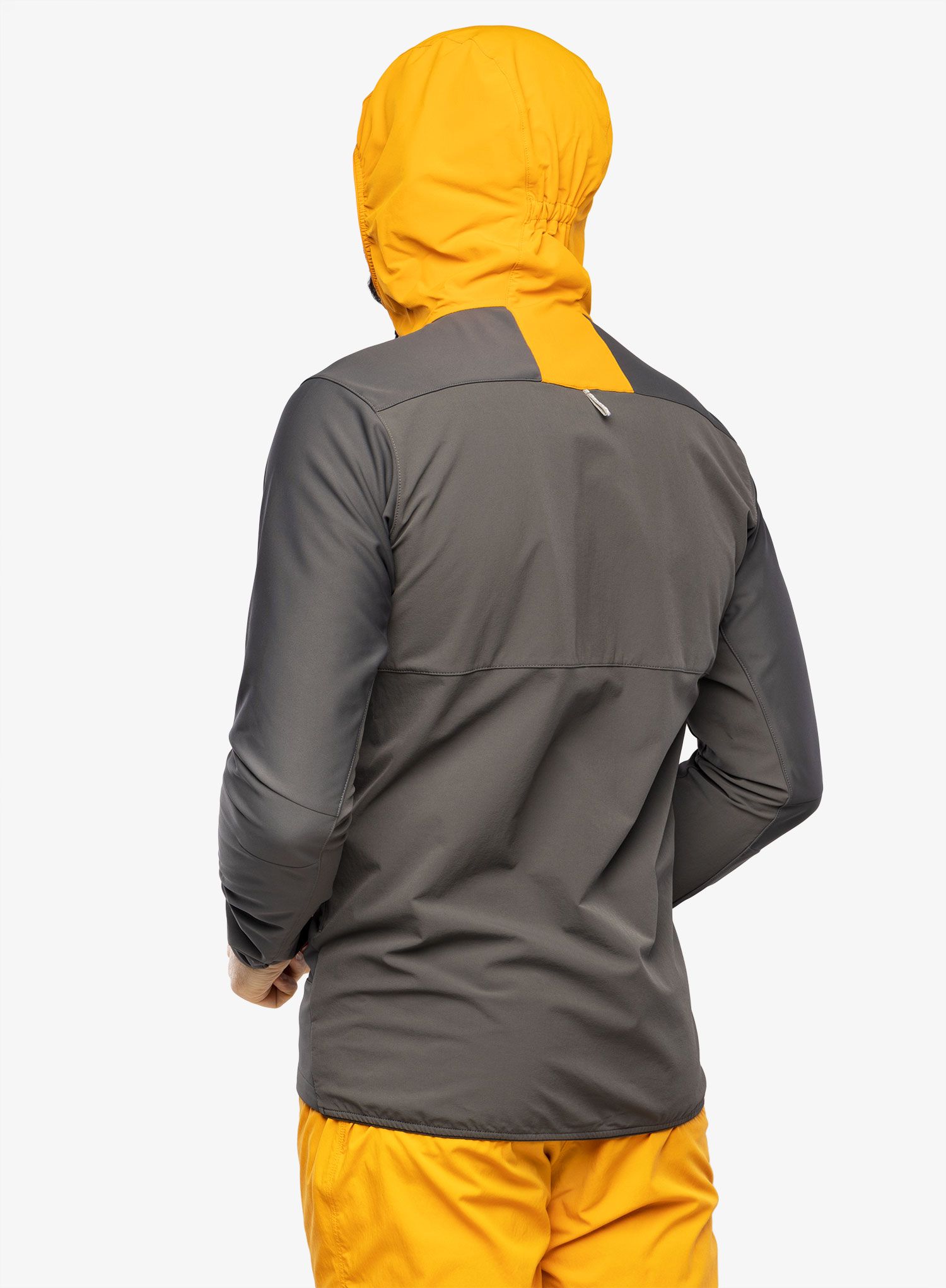 Softshellová bunda Haglofs L.I.M Hybrid Softshell Jacket - magnetite/desert yellow