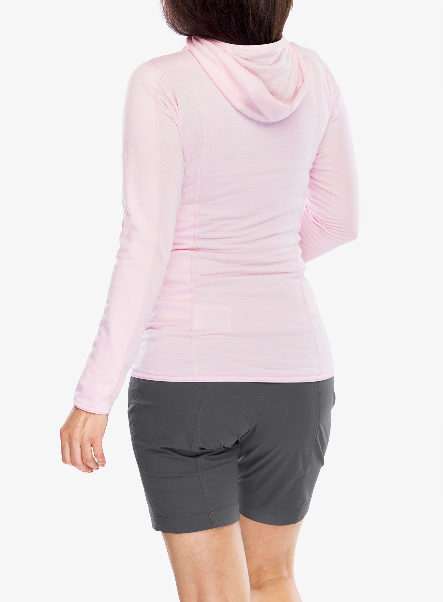 Dámská mikina s kapucí Haglofs L.I.M Mid Fast Hood - fresh pink