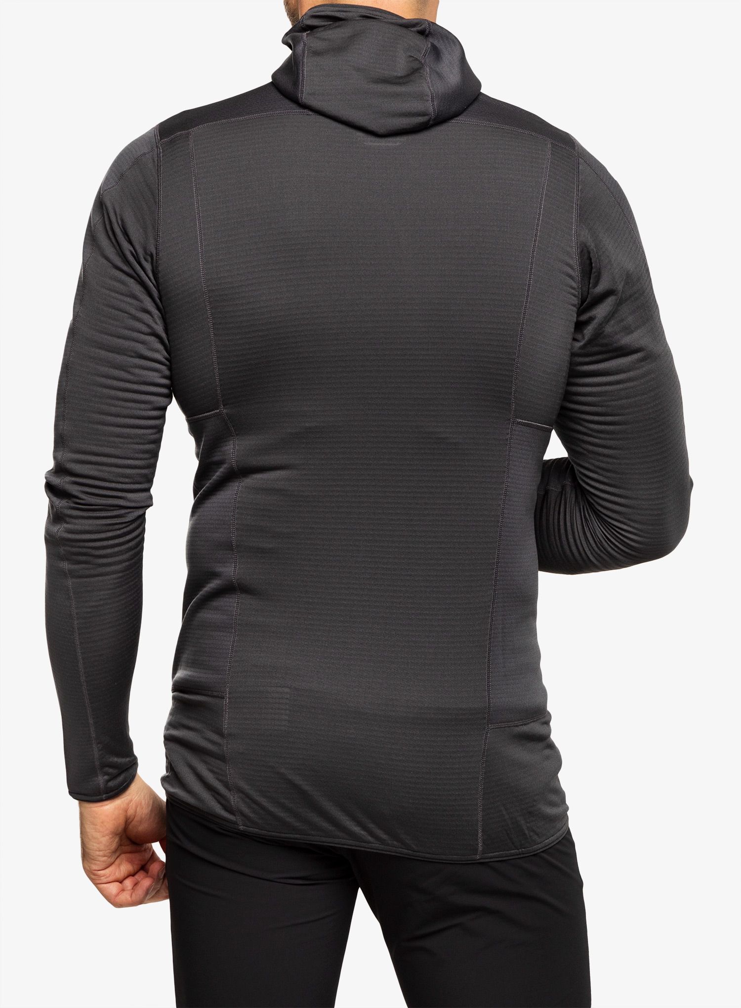 Mikina s kapucí Haglofs L.I.M Mid Fast Hood - magnetite