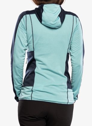 Dámská mikina s kapucí Haglofs L.I.M Mid Fast Hood - tarn blue/frost blue