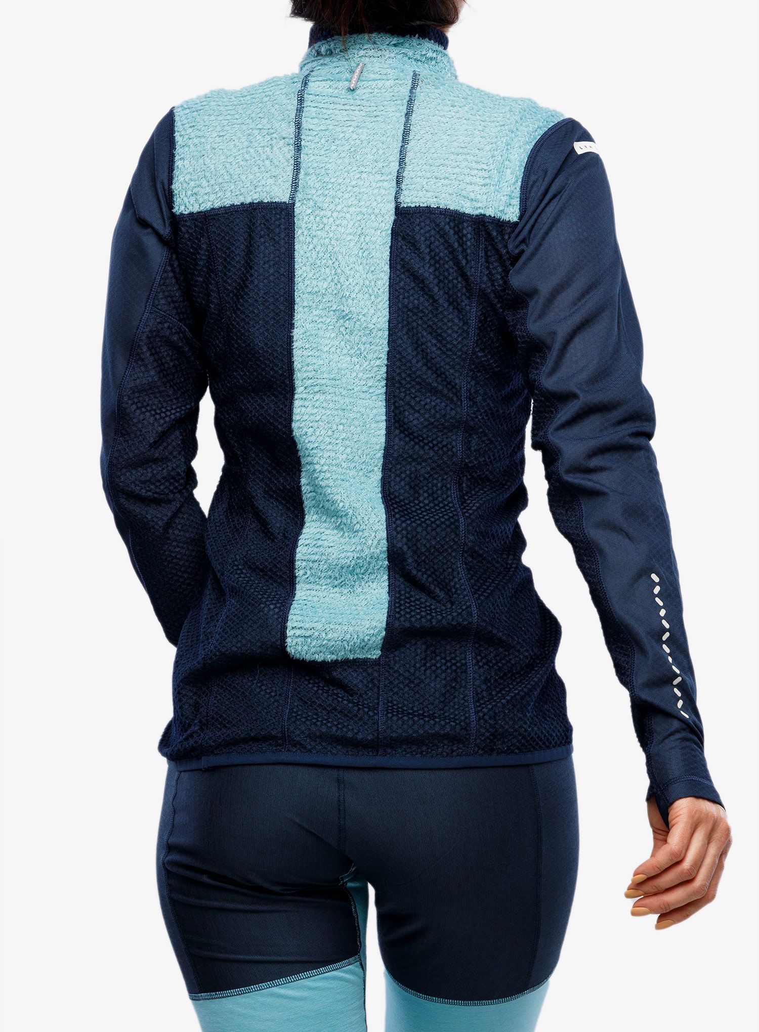 Mikina dámská bez kapuce Haglofs L.I.M Mid Fast Top - tarn blue/frost blue