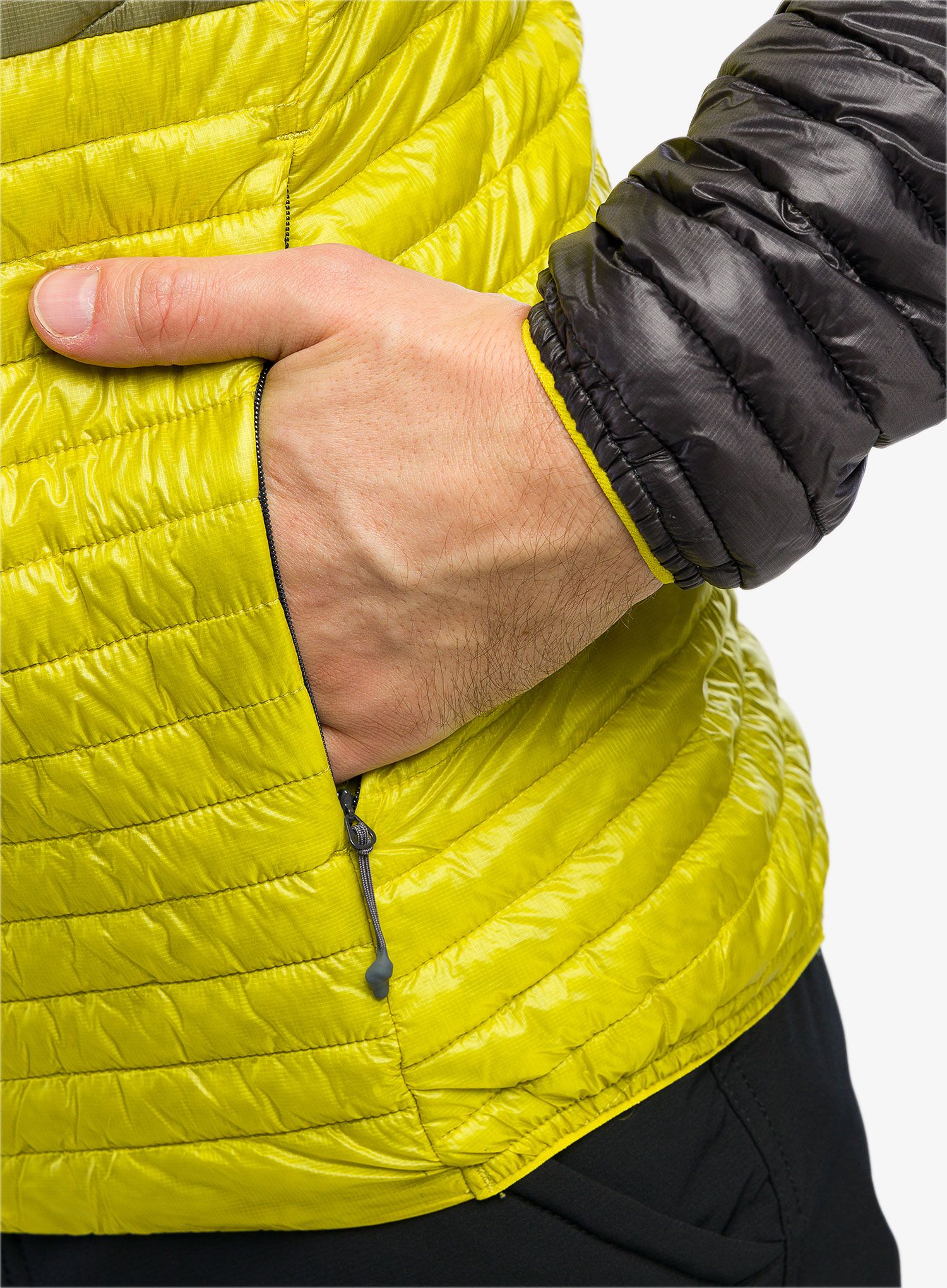 Pánská bunda Haglofs L.I.M Mimic Hood - aurora/olive green