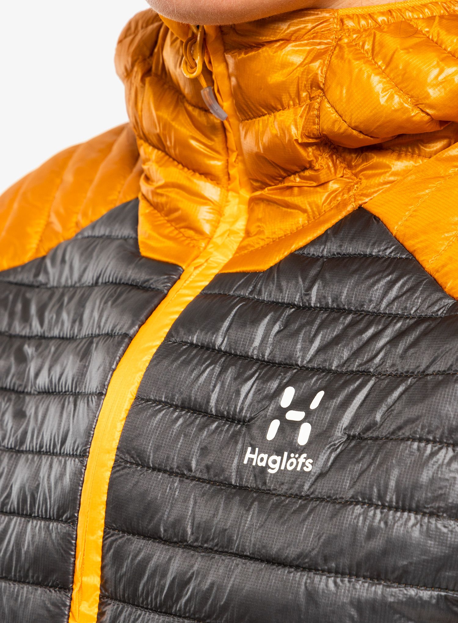 Dámská bunda na hory Haglofs L.I.M Mimic Hood - sunny yellow/magnetite