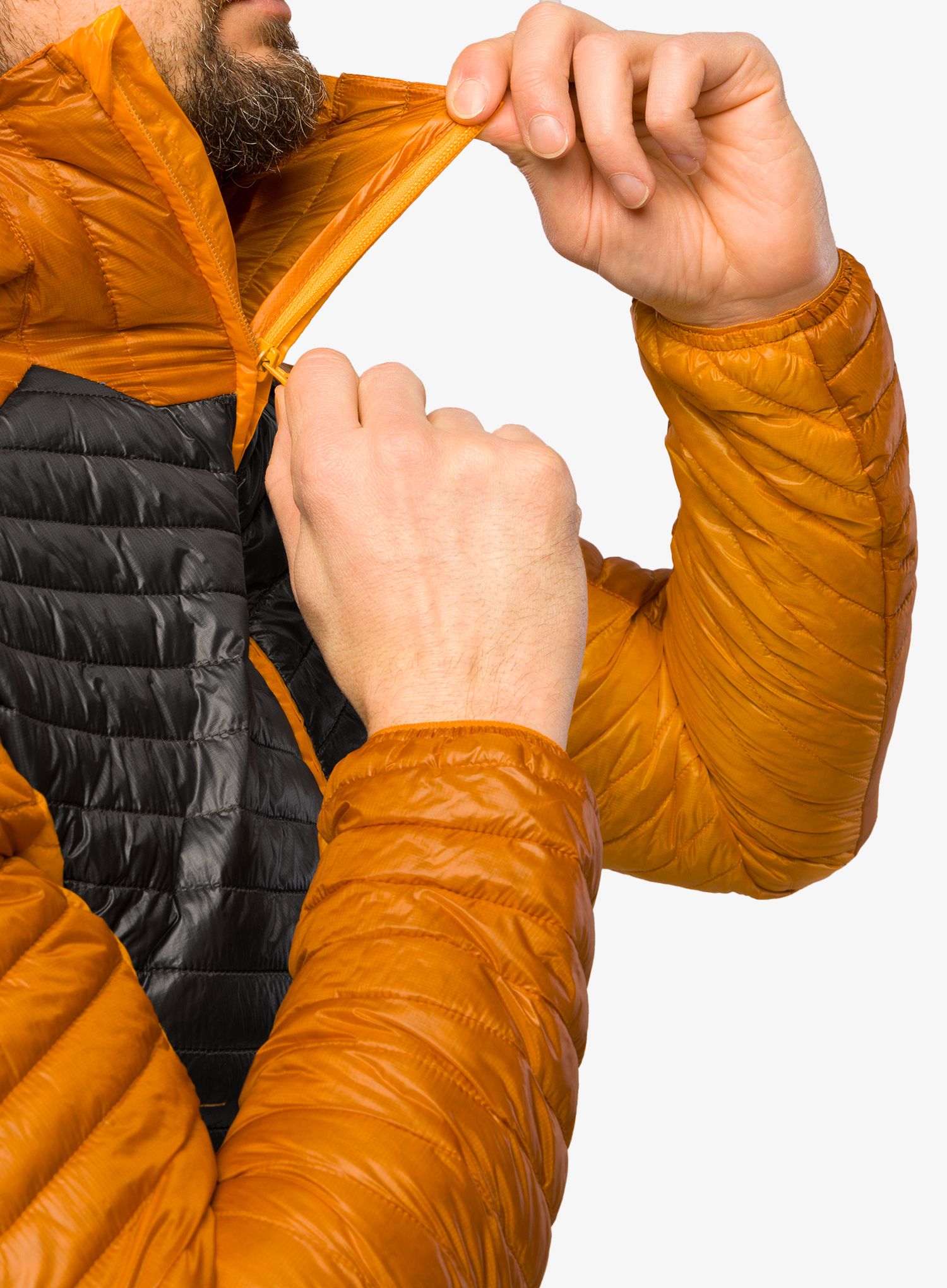 Pánská bunda Haglofs L.I.M Mimic Hood - sunny yellow/magnetite