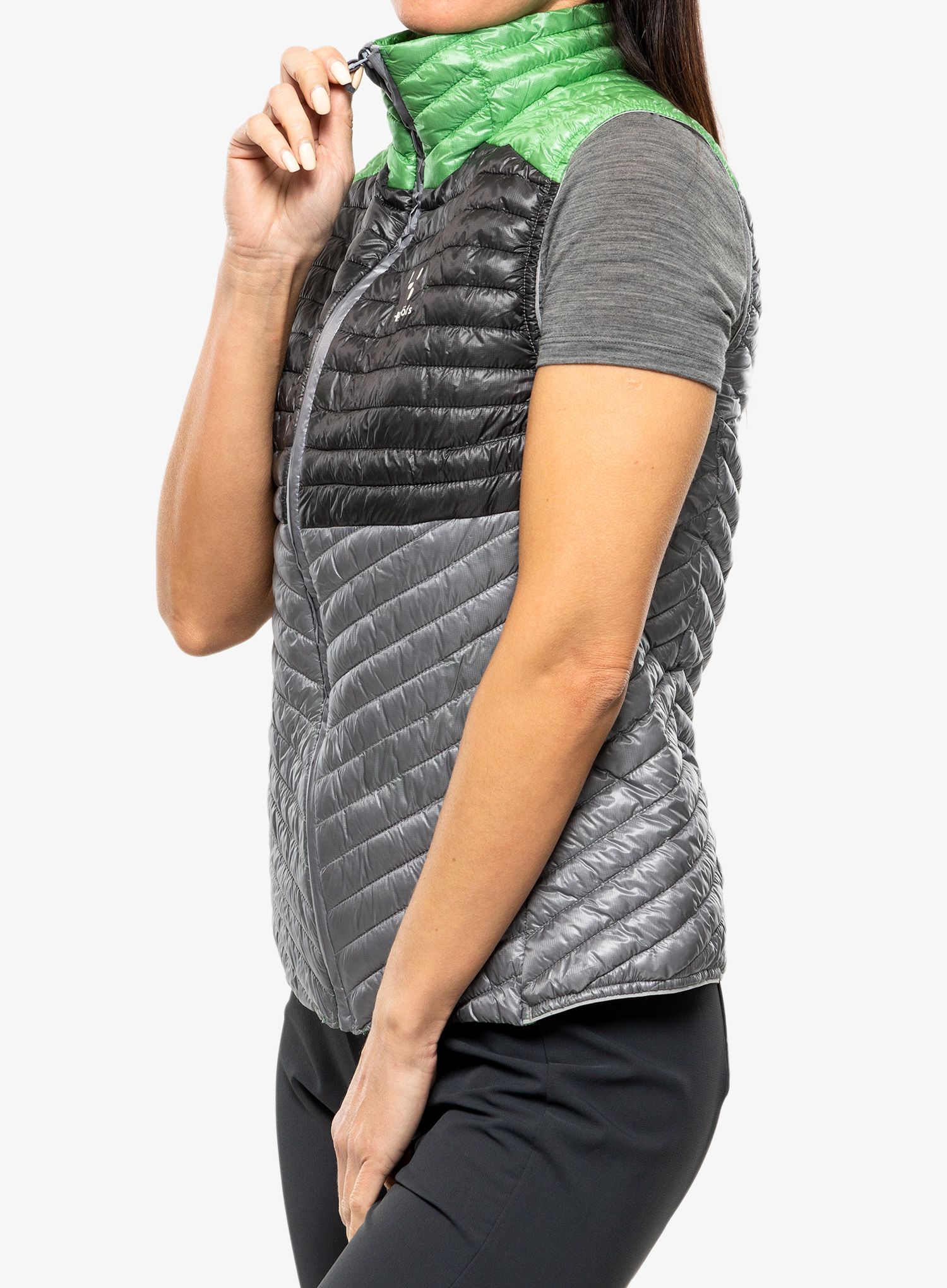 Vesta dámská Haglofs L.I.M Mimic Vest - concrete/magnetite