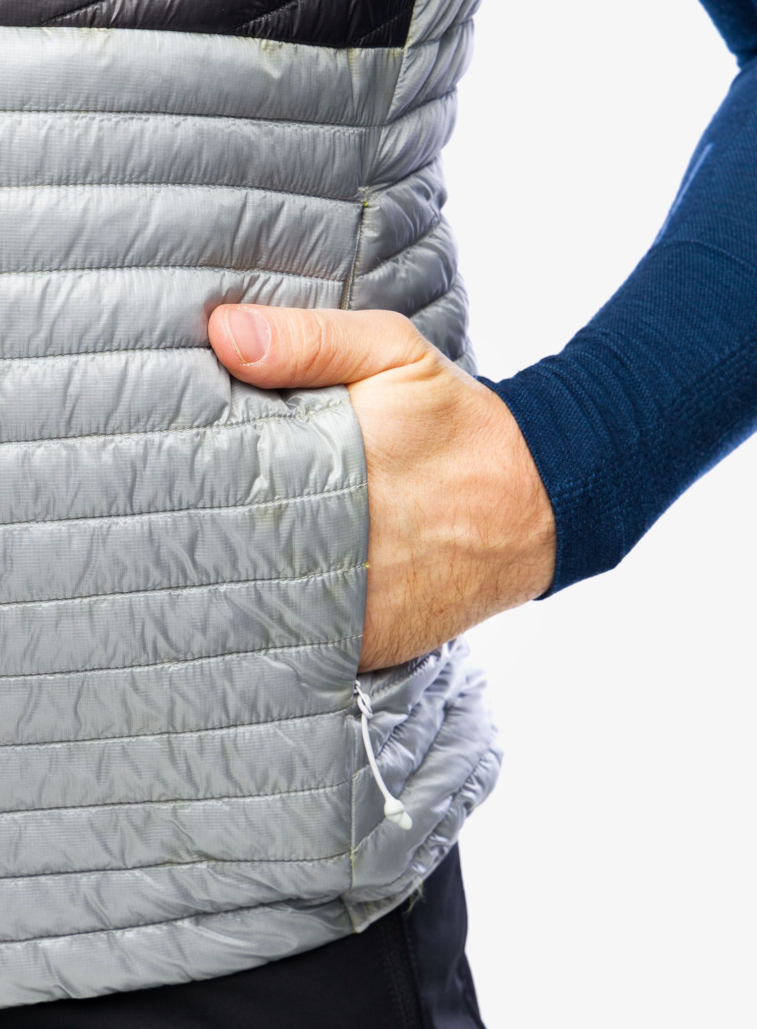 Zateplená vesta Haglofs L.I.M Mimic Vest - stone grey/magnetite