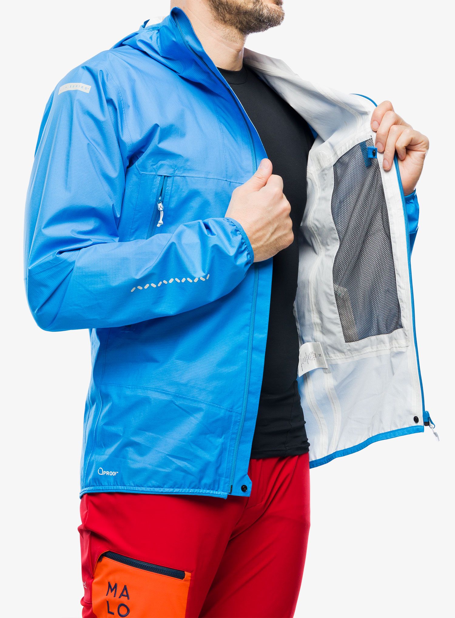 Bunda do deště Haglofs L.I.M Proof Jacket - nordic blue