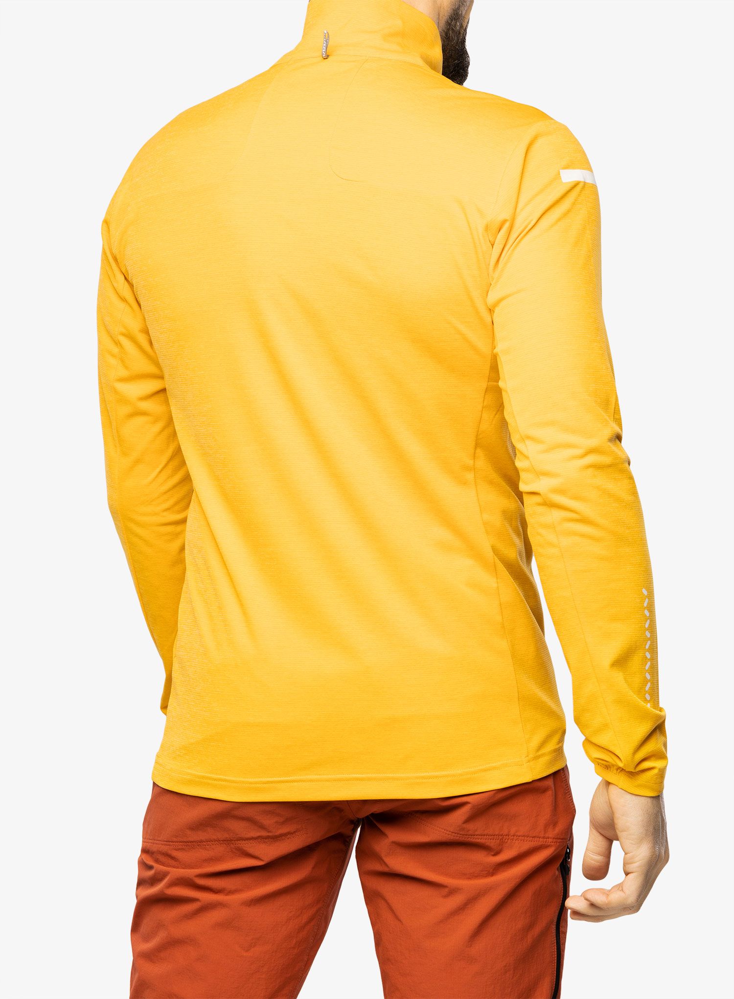 Mikina se zipem Haglofs L.I.M Strive Mid Top - sunny yellow