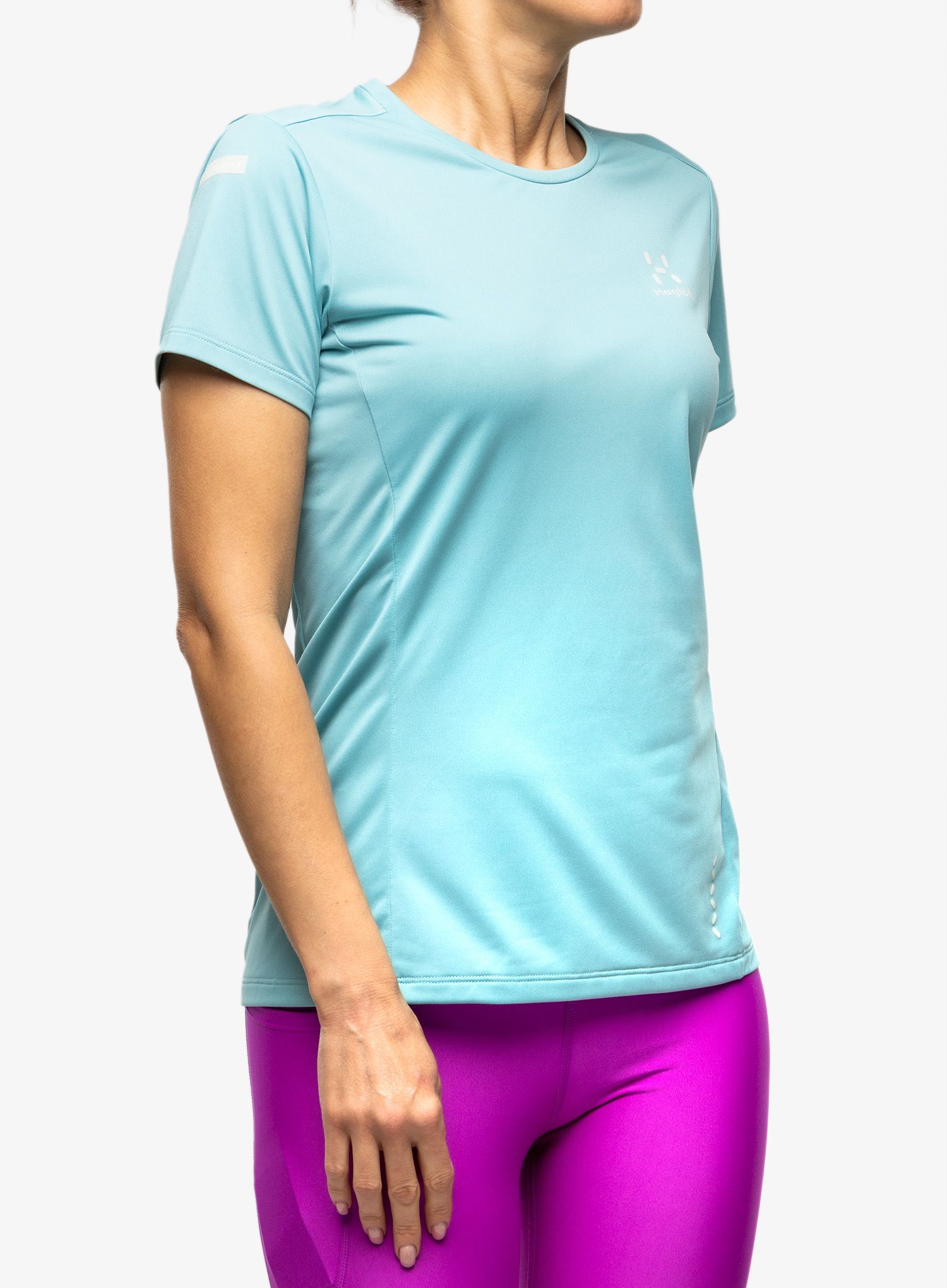 Dámské rychleschnoucí triko Haglofs L.I.M Tech Tee - frost blue