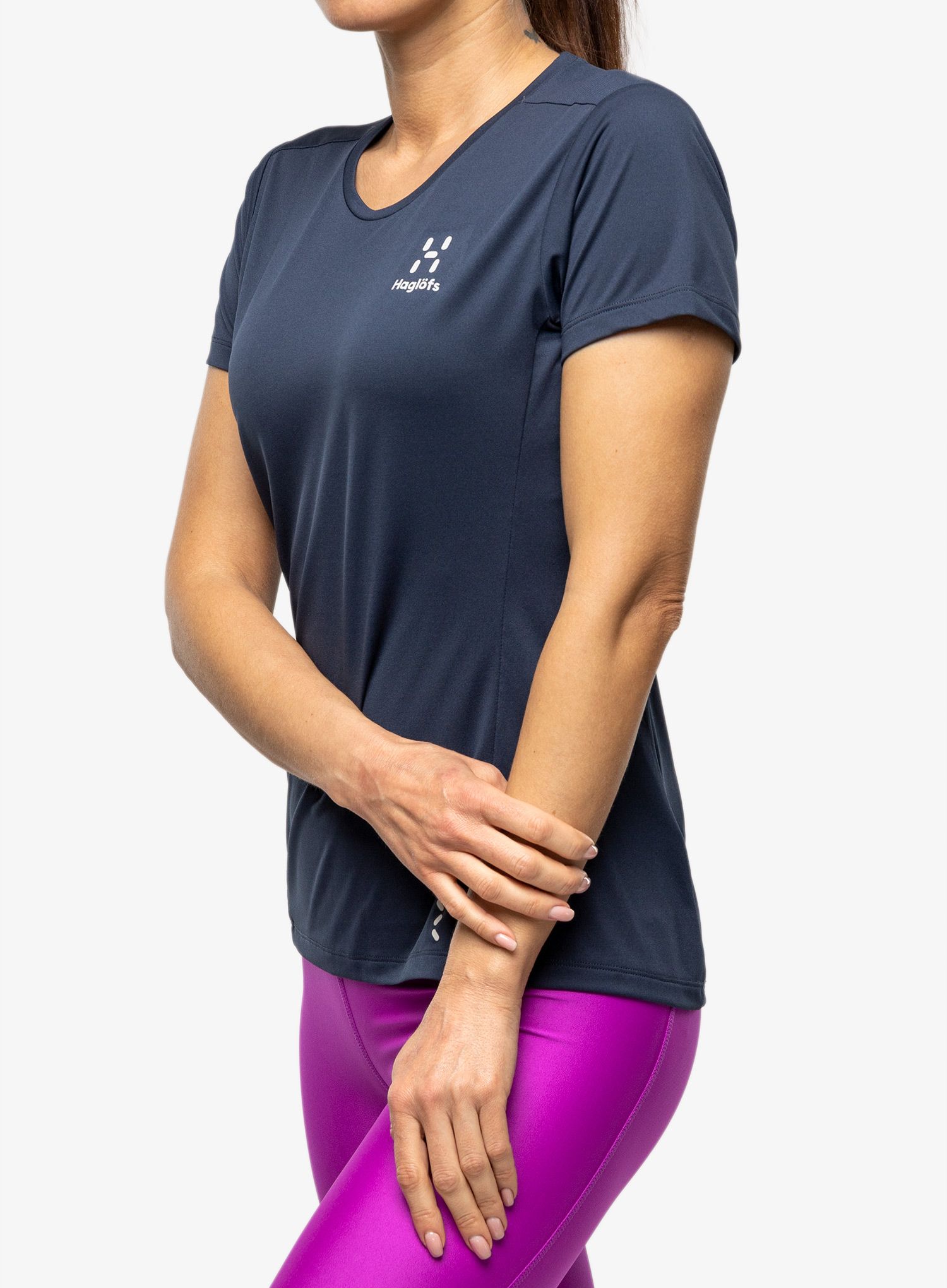 Dámské rychleschnoucí triko Haglofs L.I.M Tech Tee - tarn blue