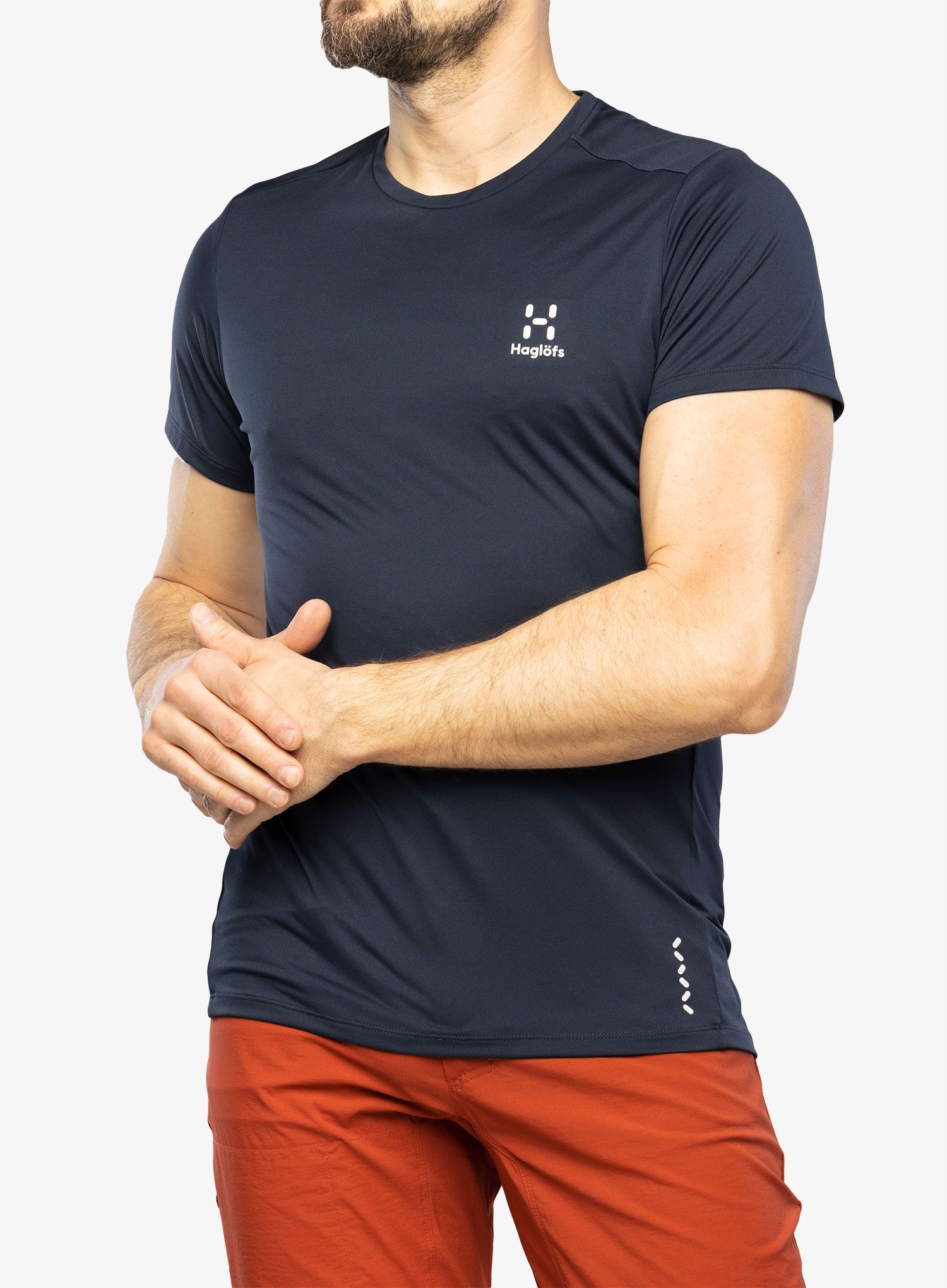 Rychleschnoucí triko Haglofs L.I.M Tech Tee - tarn blue