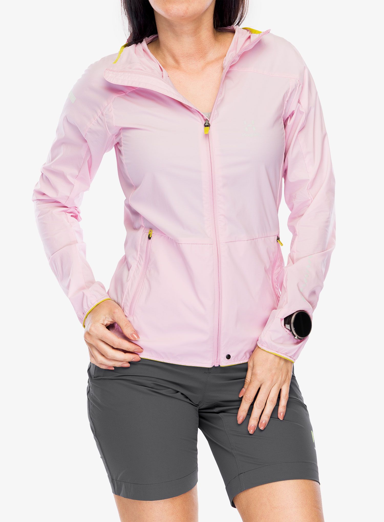 Dámská bunda Haglofs L.I.M Tempo Trail Jacket - fresh pink