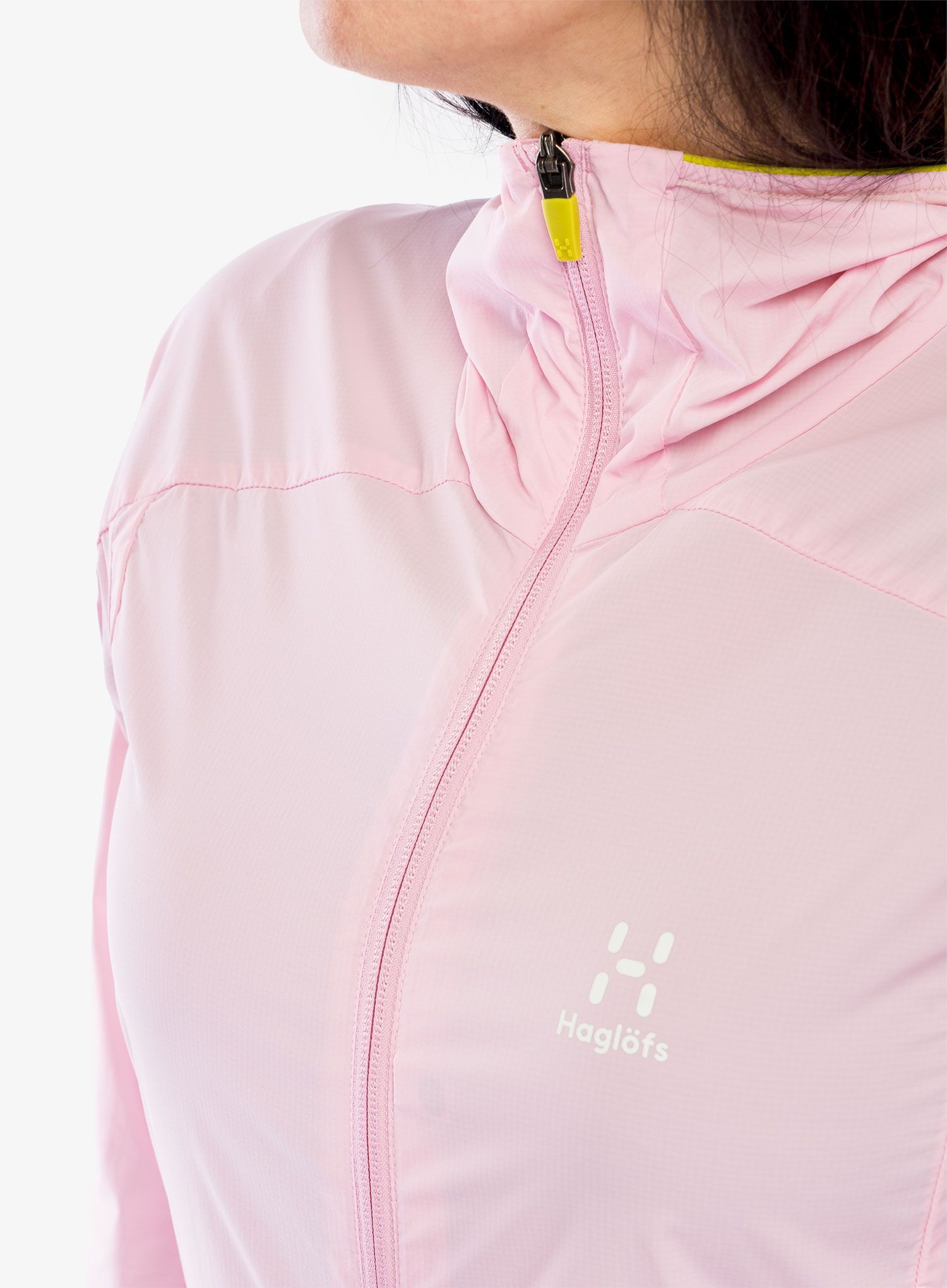 Dámská bunda Haglofs L.I.M Tempo Trail Jacket - fresh pink