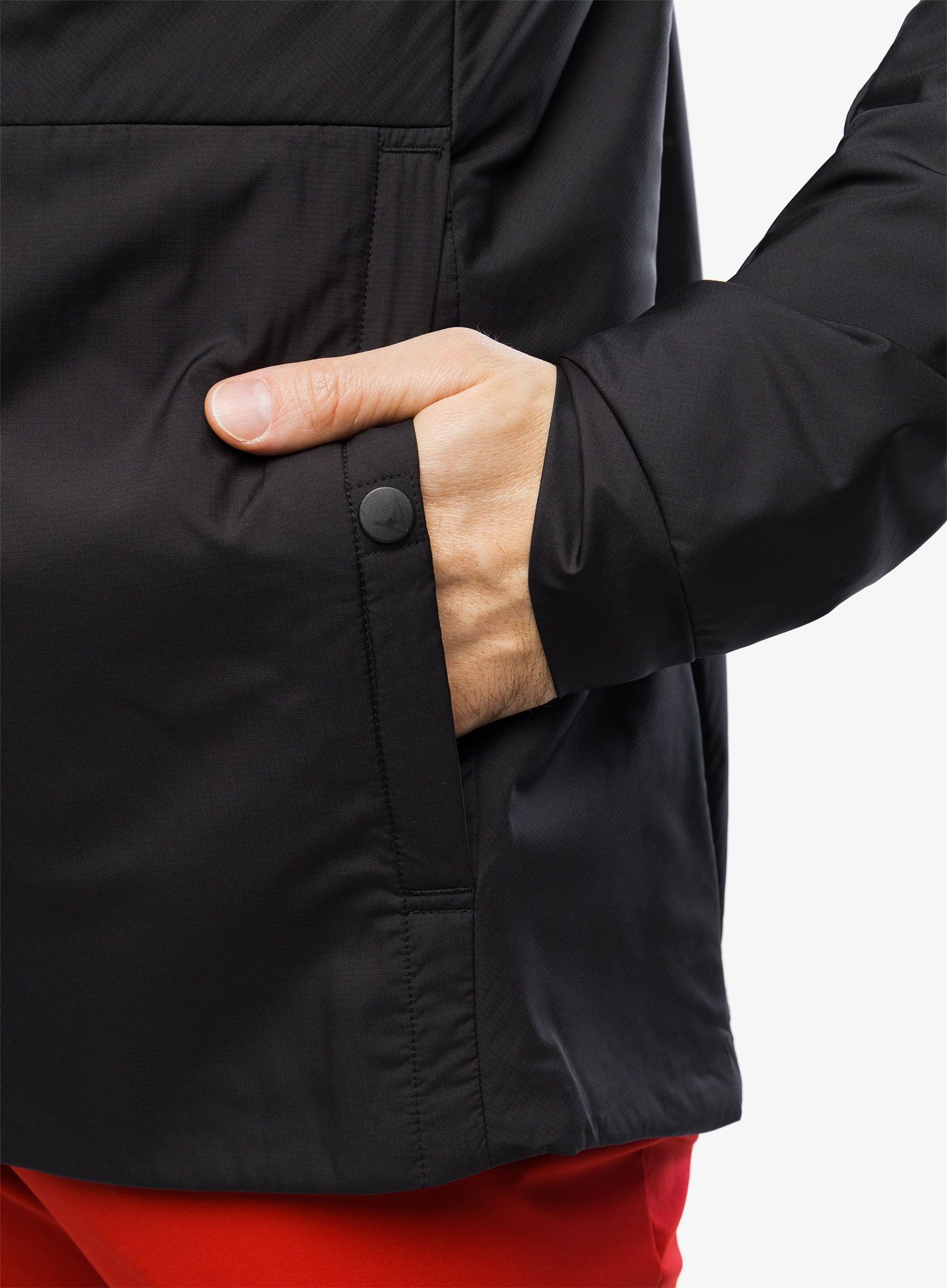 Zateplená bunda Haglofs L.I.M ZT Breathe Insulated Jacket - true black/zenith red